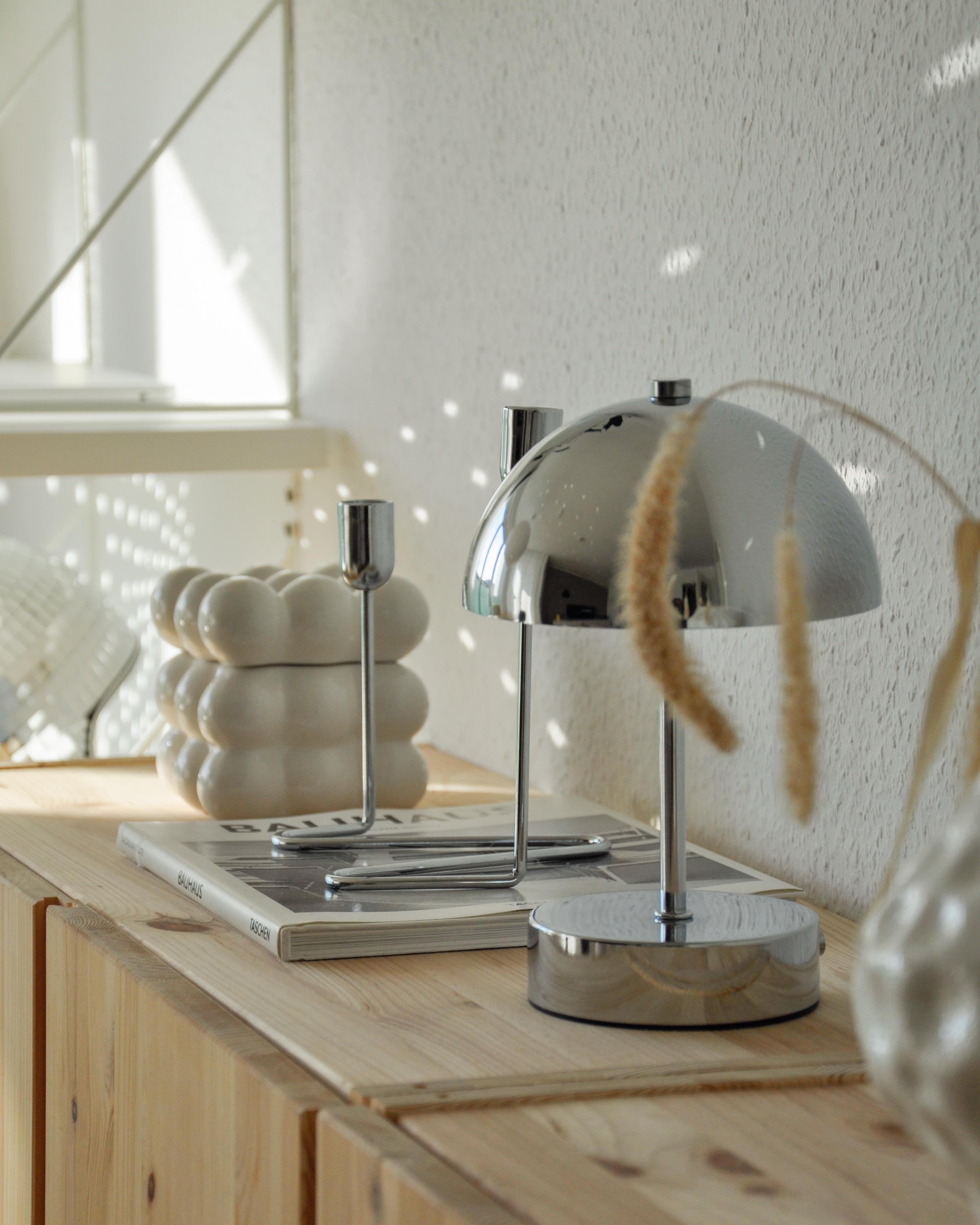 Chrome Liebe 🩶 #livingchallenge #lampe 