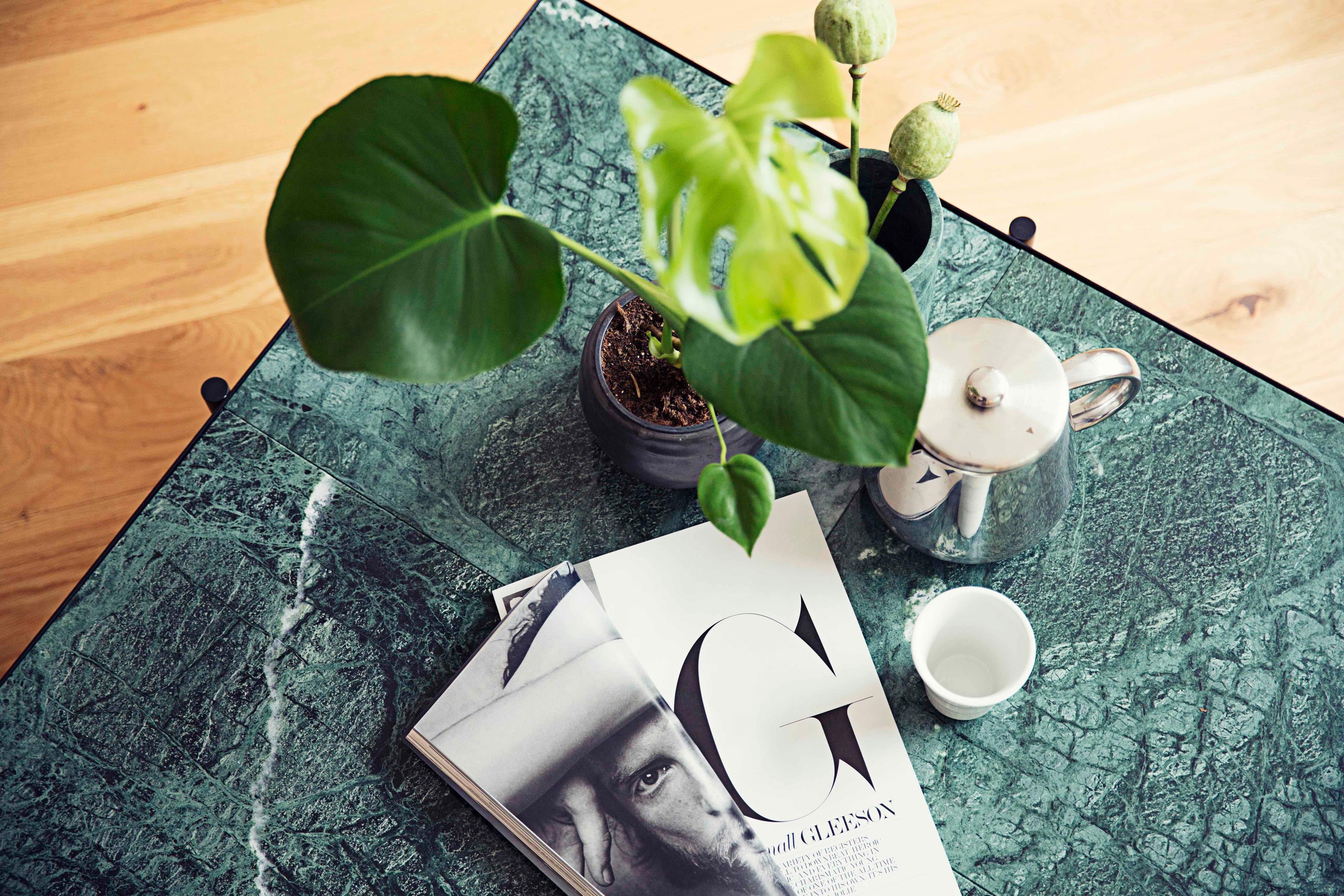 Coffee Table 60 - Green Marble #couchtisch #minimalismus ©HANDVÄRK