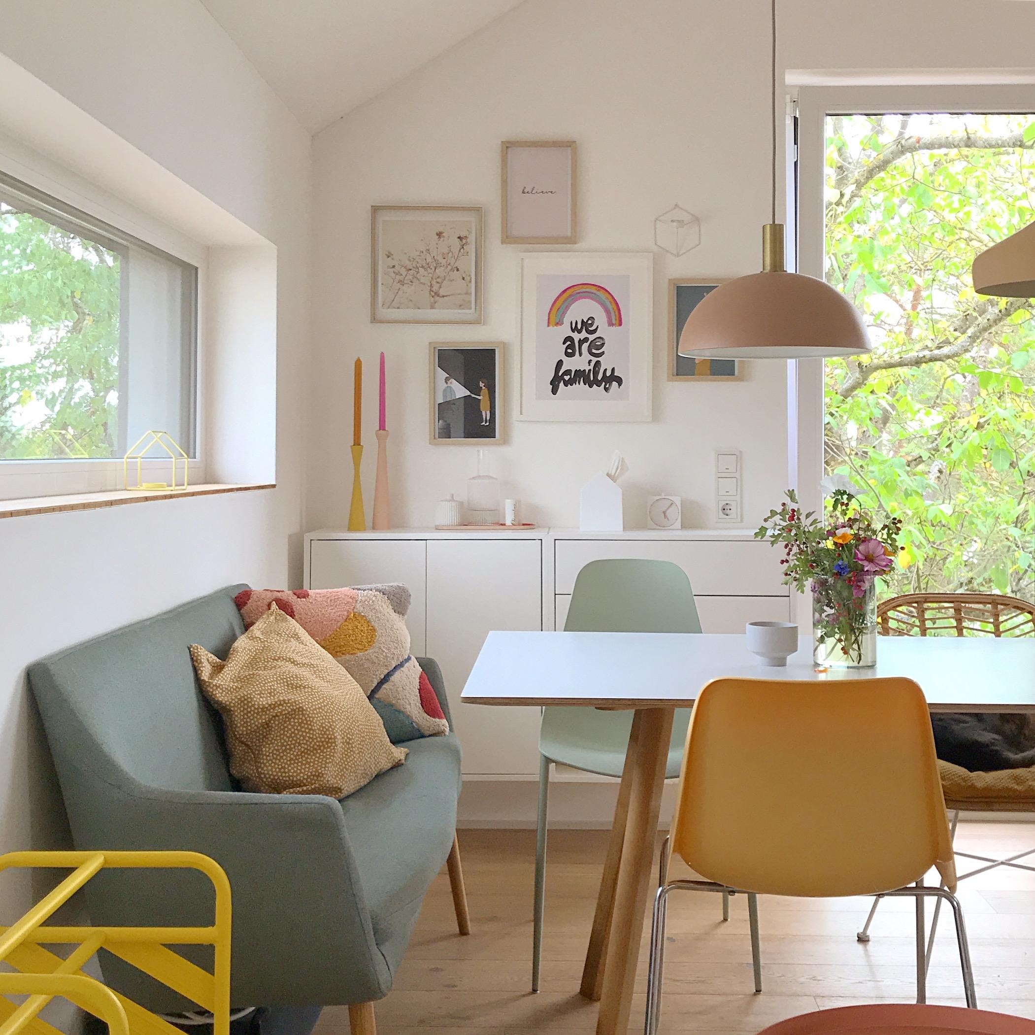 Colorful home #interior #couchliebt #couchstyle #skandistyle #esszimmer 