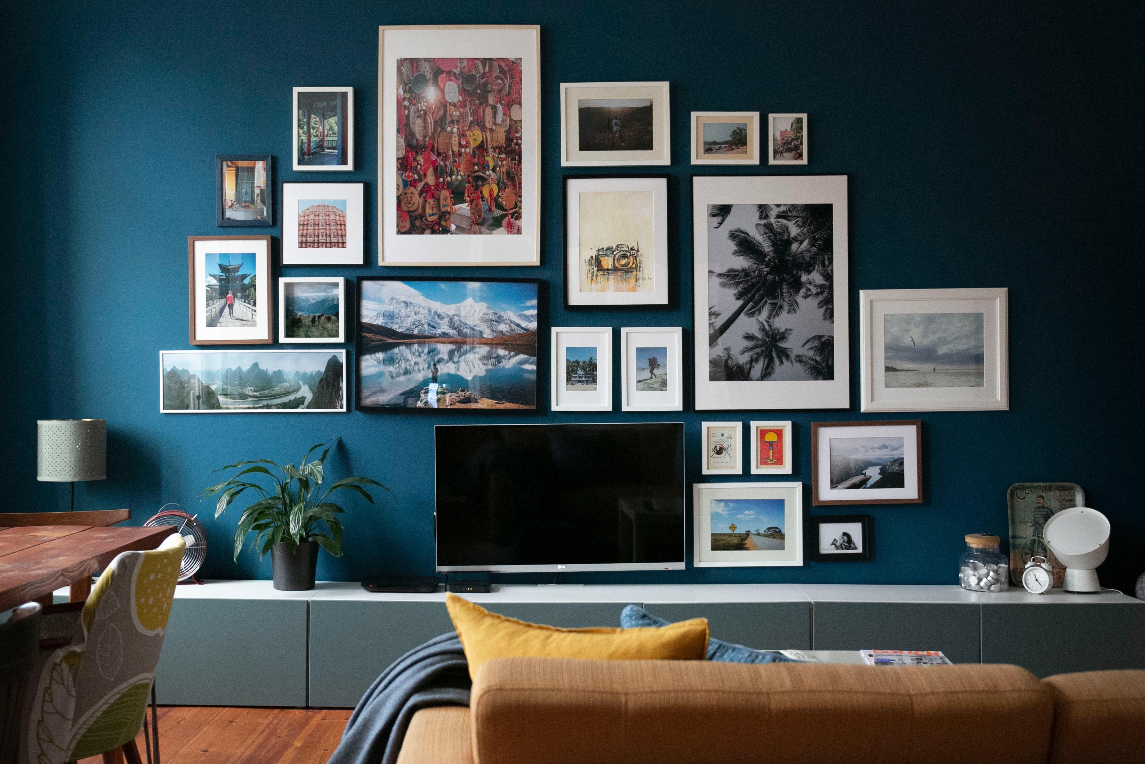 #colorfulhome #gallerywall