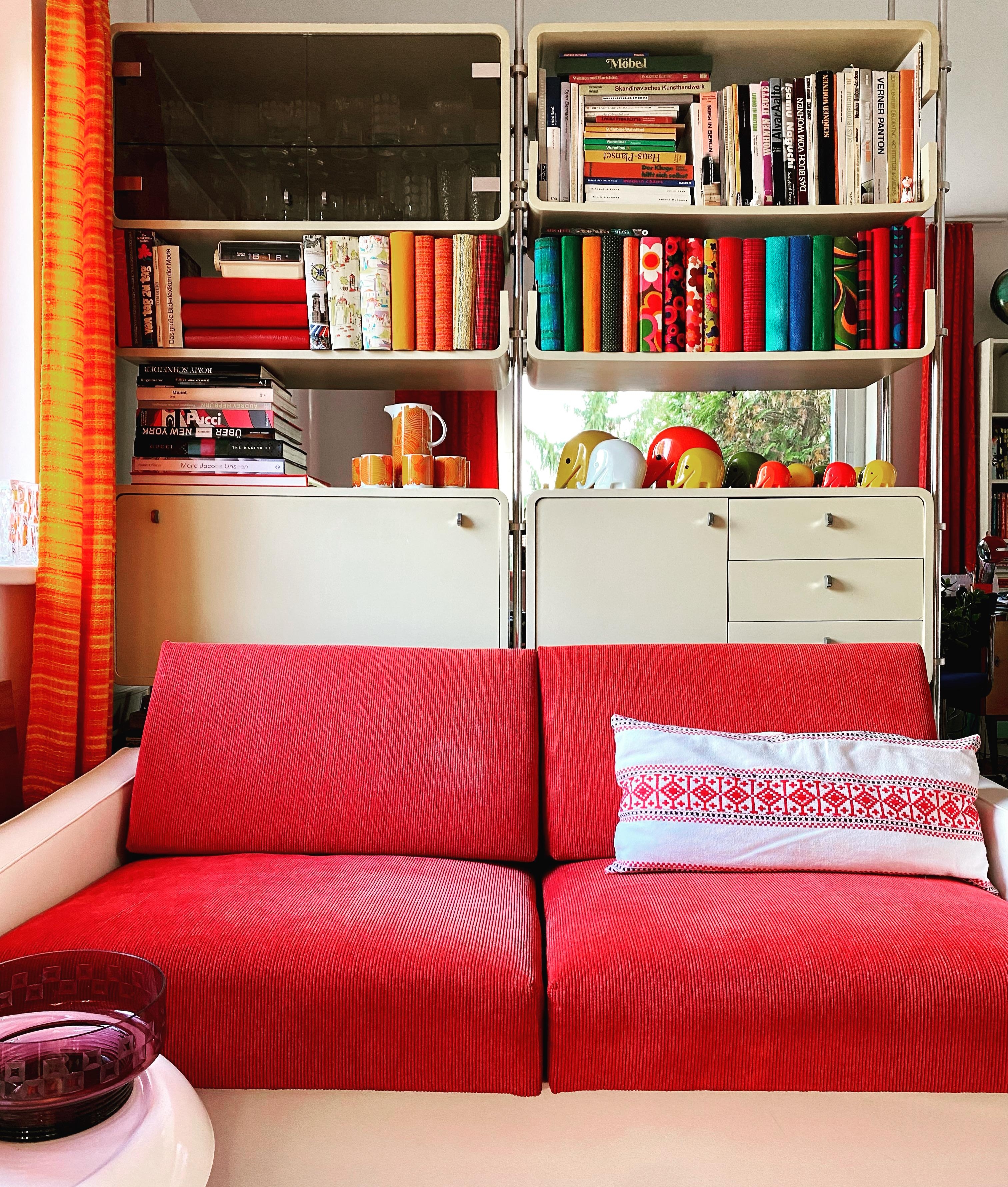 #colourful #couch #couchstyle #books #interior