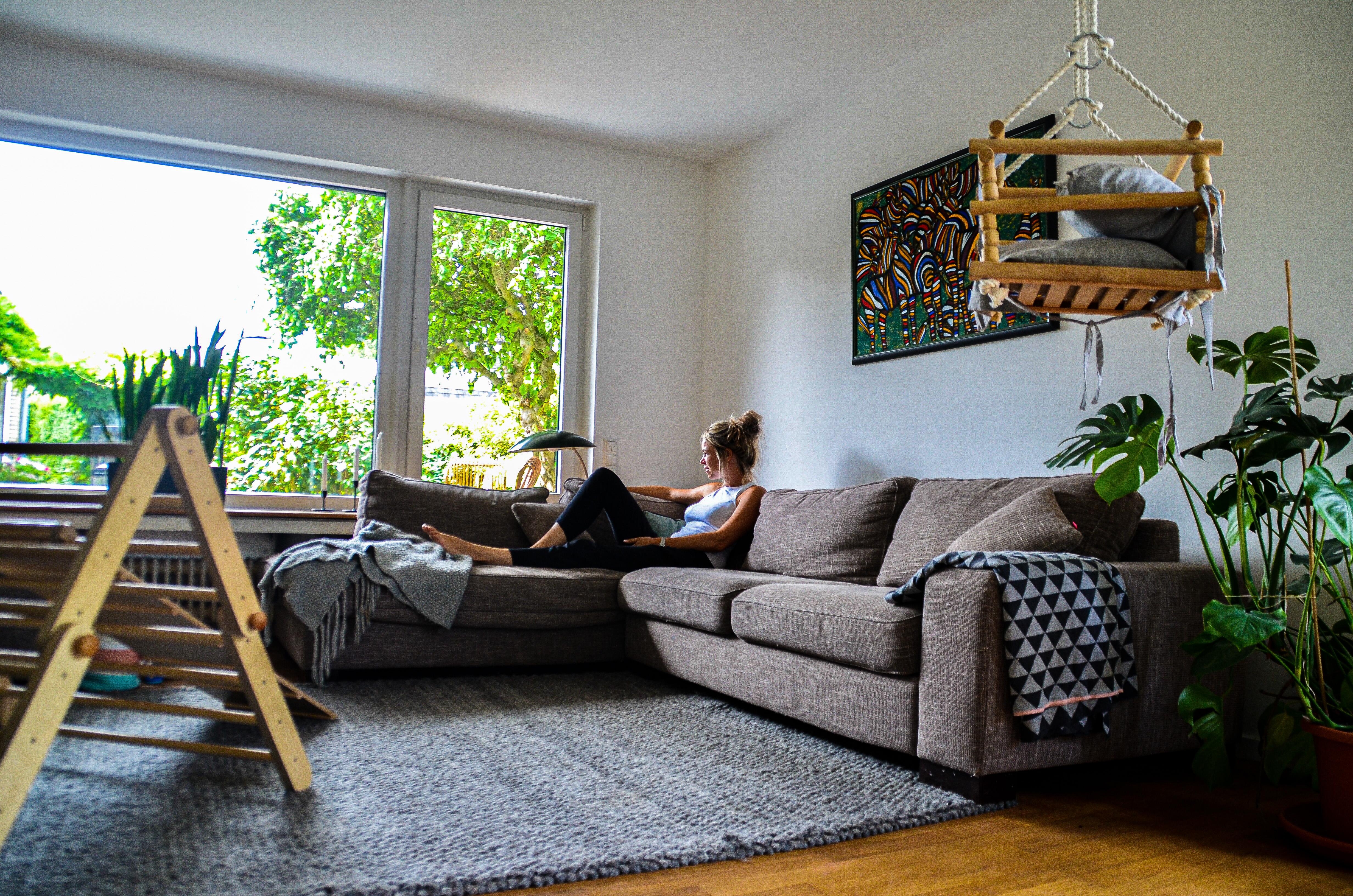 Couchstyle 🧡 #livingroom #wohnzimmer #couch #interior 