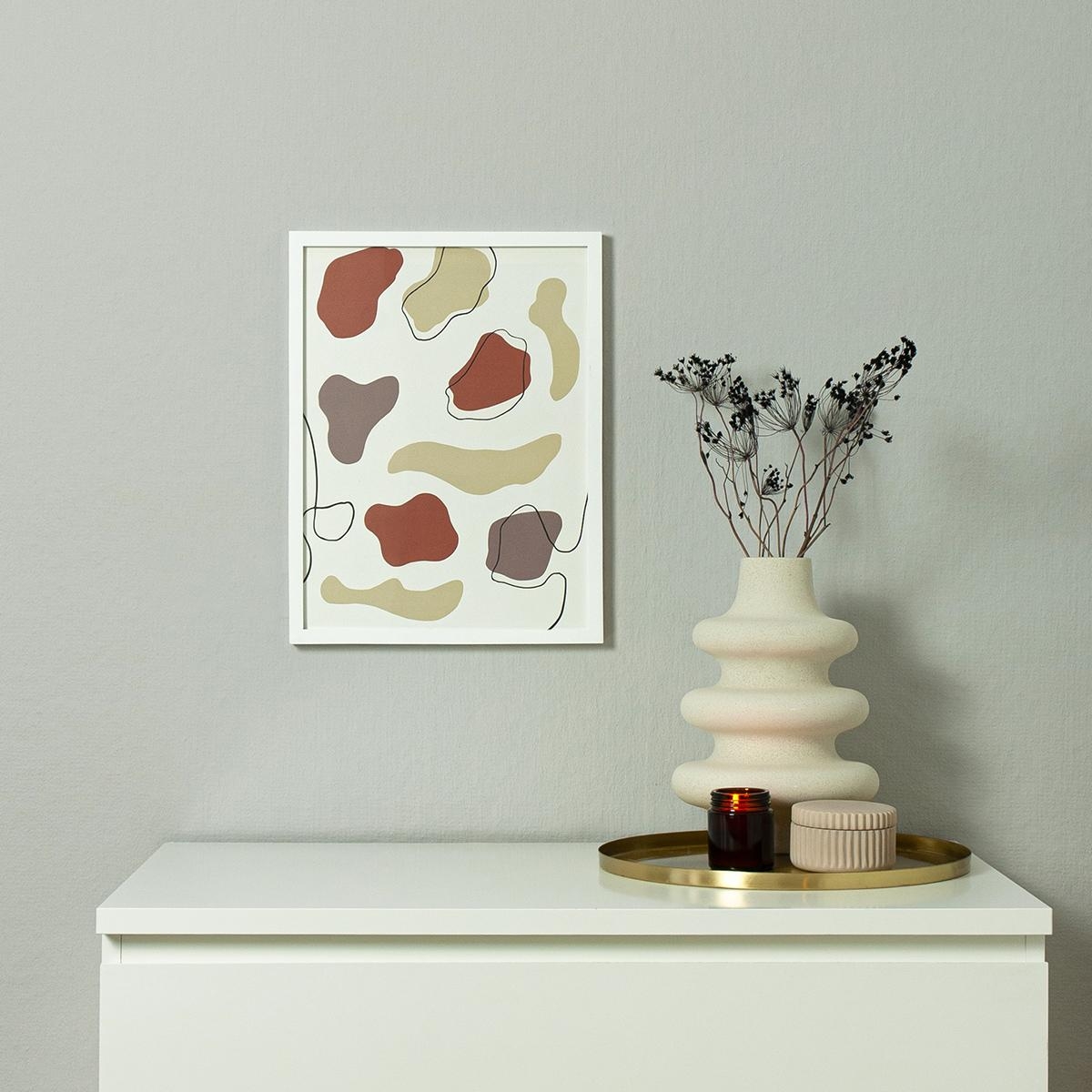 Das schöne "Leo Love"-Muster macht sich auch super als Print an der Wand! #couchpaperlove