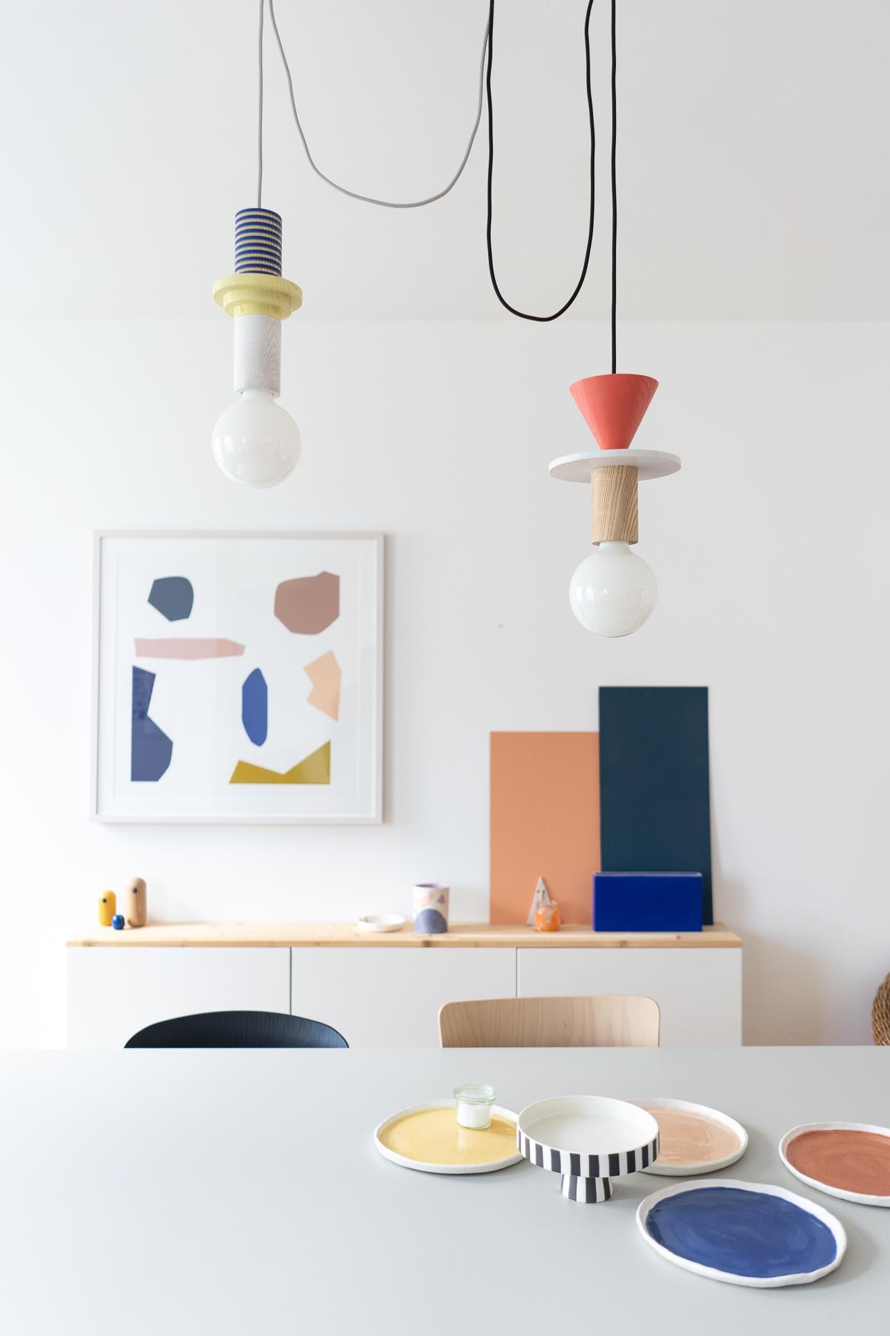 der beste Kauf für die Wohnung: diese zwei wunderschönen Lampen von schneid studio. Eigentlich sollten sie in die Küche