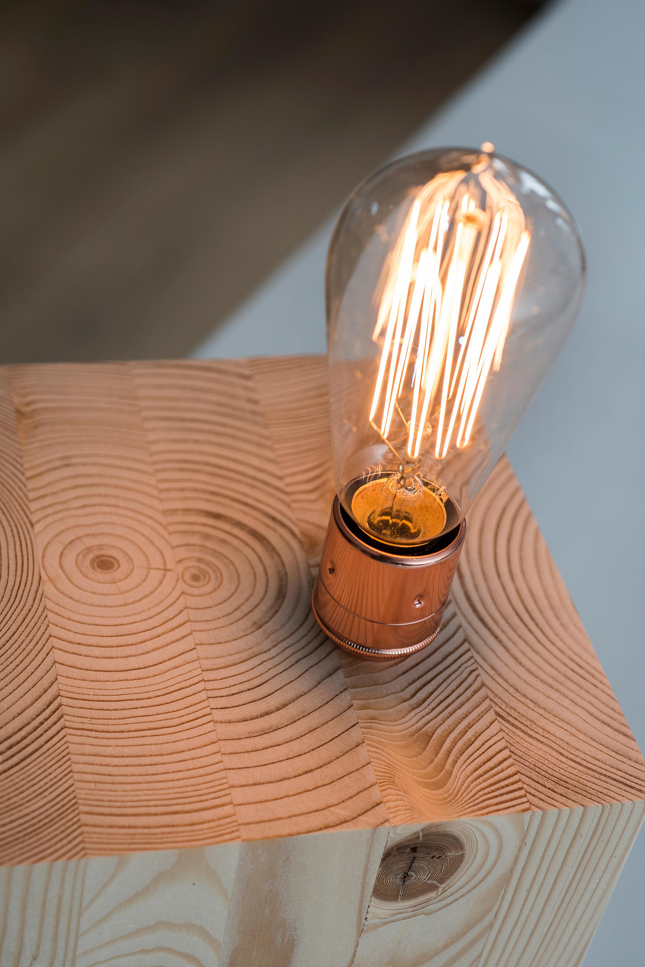 Design Lampe "Woodison" #lampe ©Schneemarie