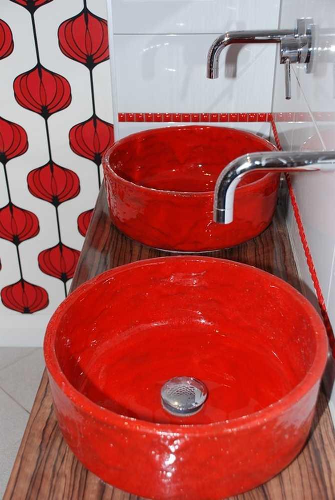 Designer Waschbecken Rund - Nostalgie Handwaschbecken #waschbecken ©Dorota Wysocka