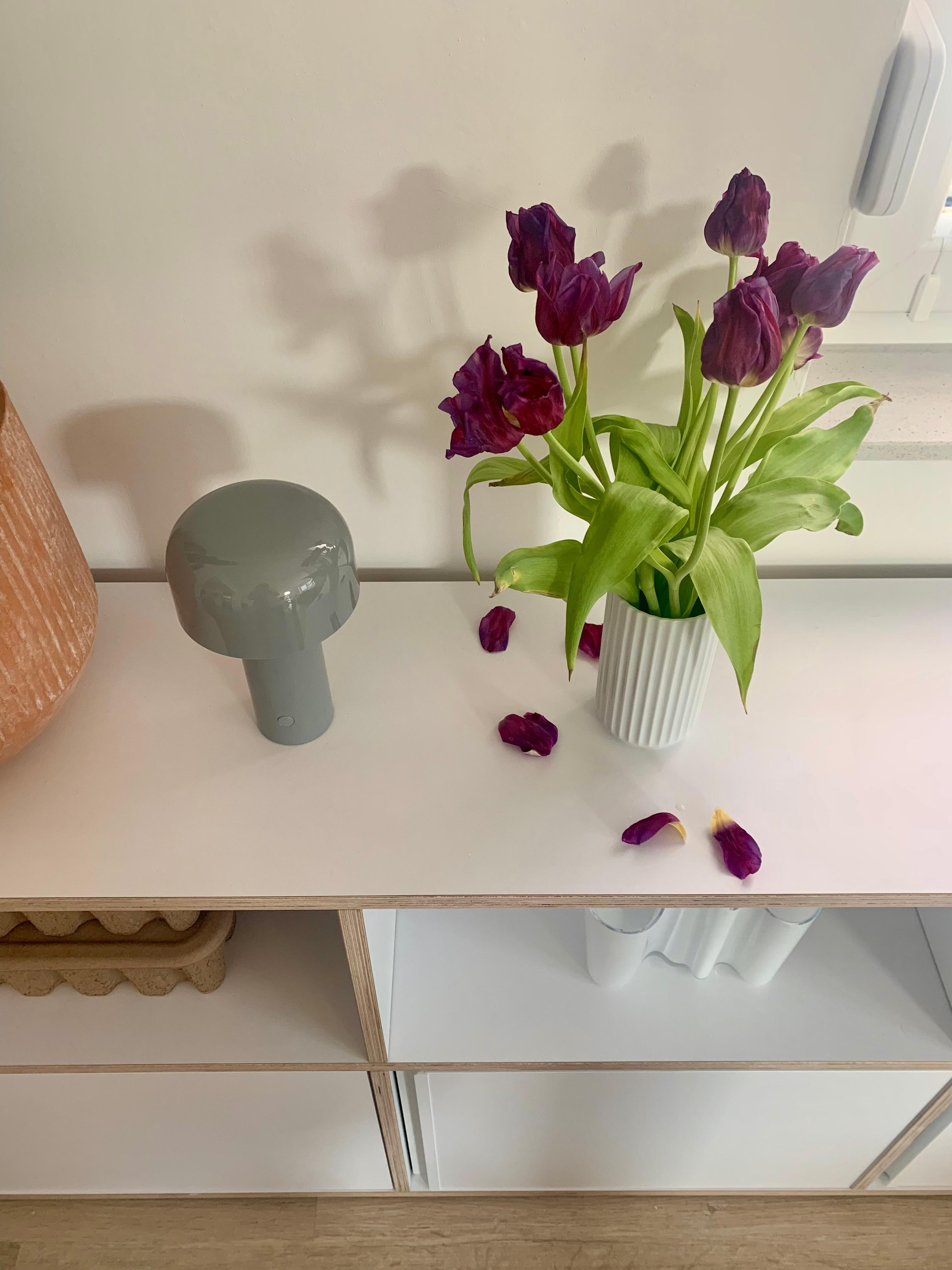 Die letzten Tulpen für dieses Jahr. #tulpen #flos #tylko #sideboard #wohnzimmerdeko 