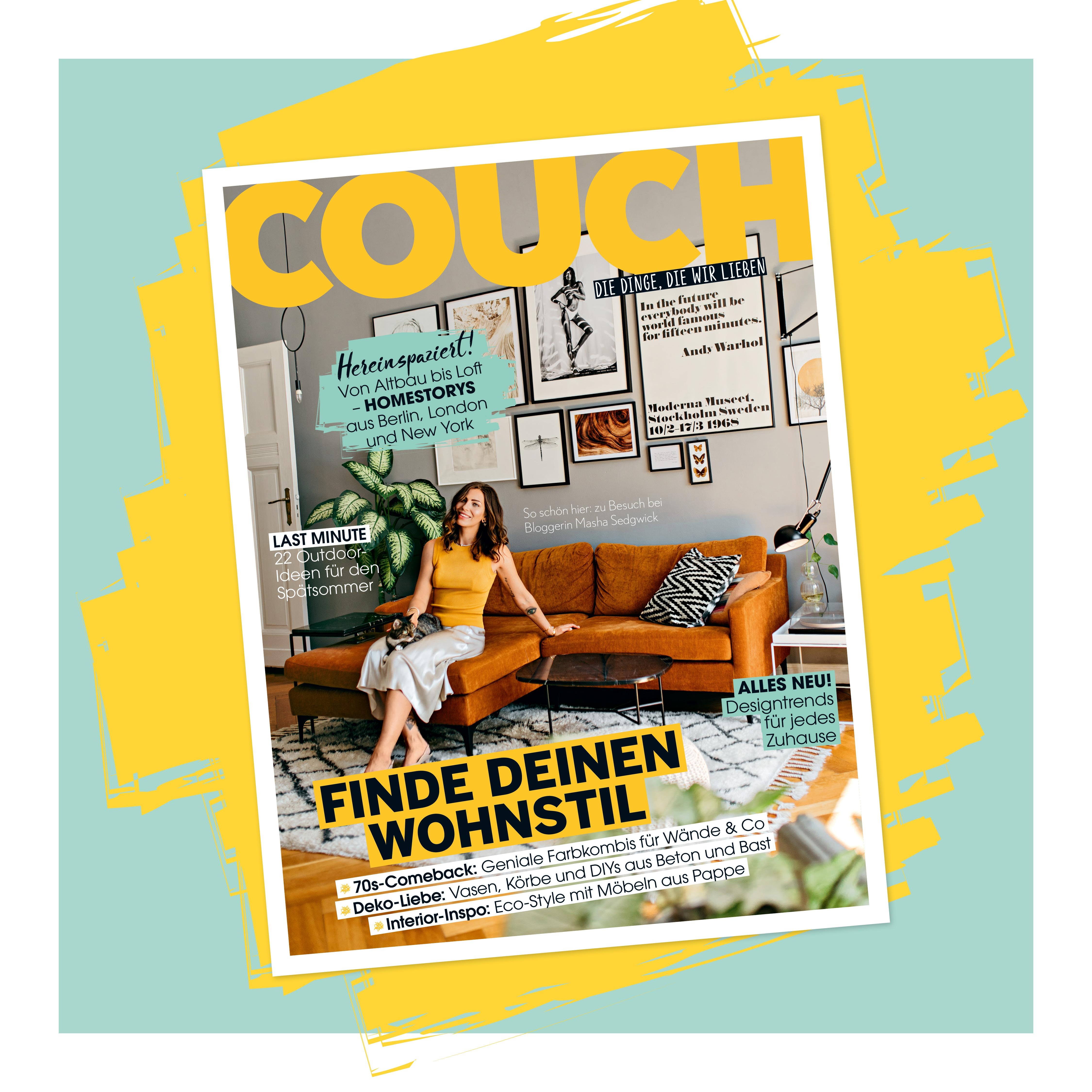 Die neue COUCH ist da 🥳 Sichert euch fix das Wohnstil-Special mit Homestories aus aller Welt 😍 #COUCHAbo #COUCHMagazin