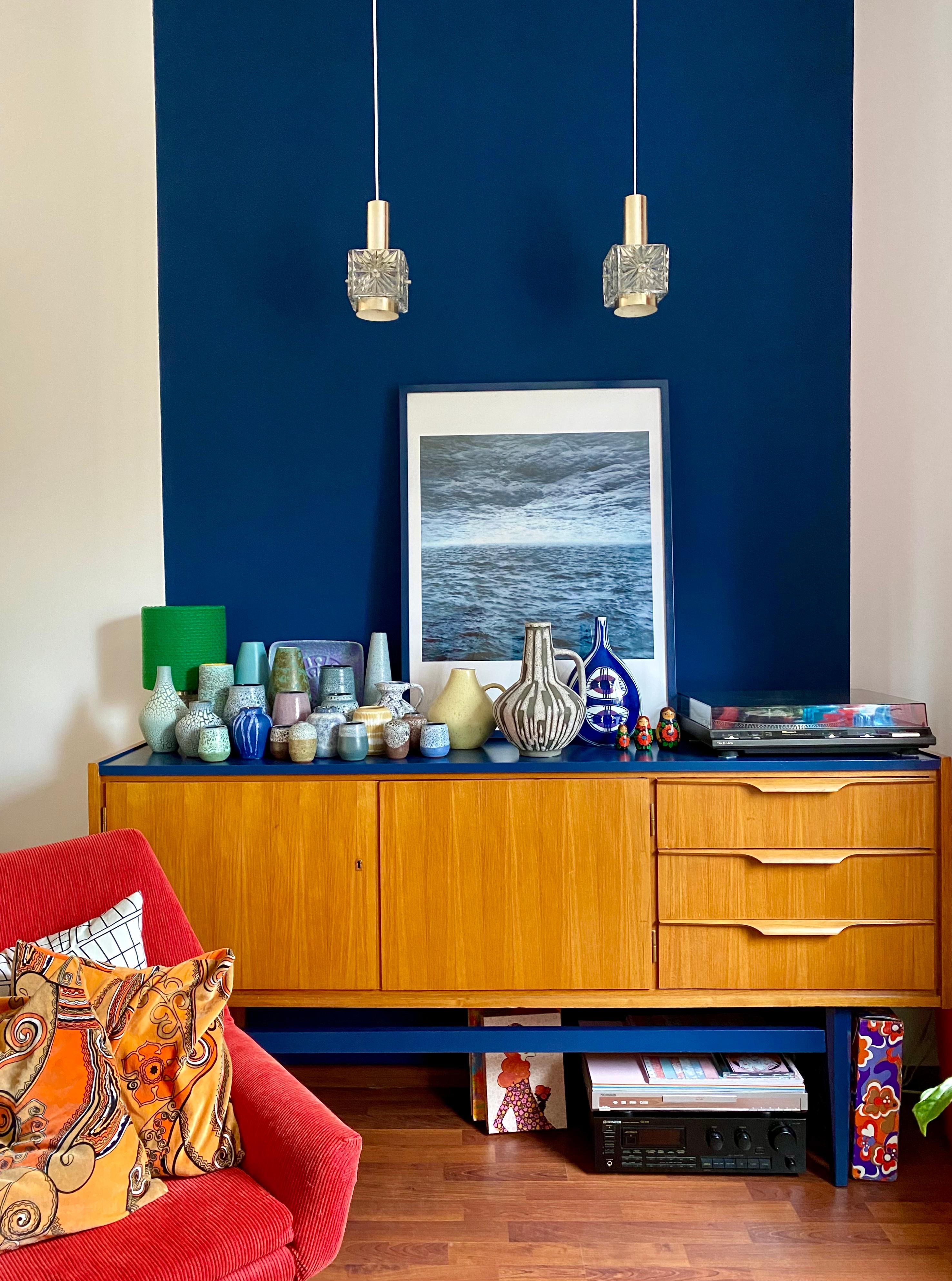 die neue Farbe im Arbeitszimmer 
#colorful #colorfulliving #couchstyle #colorfulinterior #blue