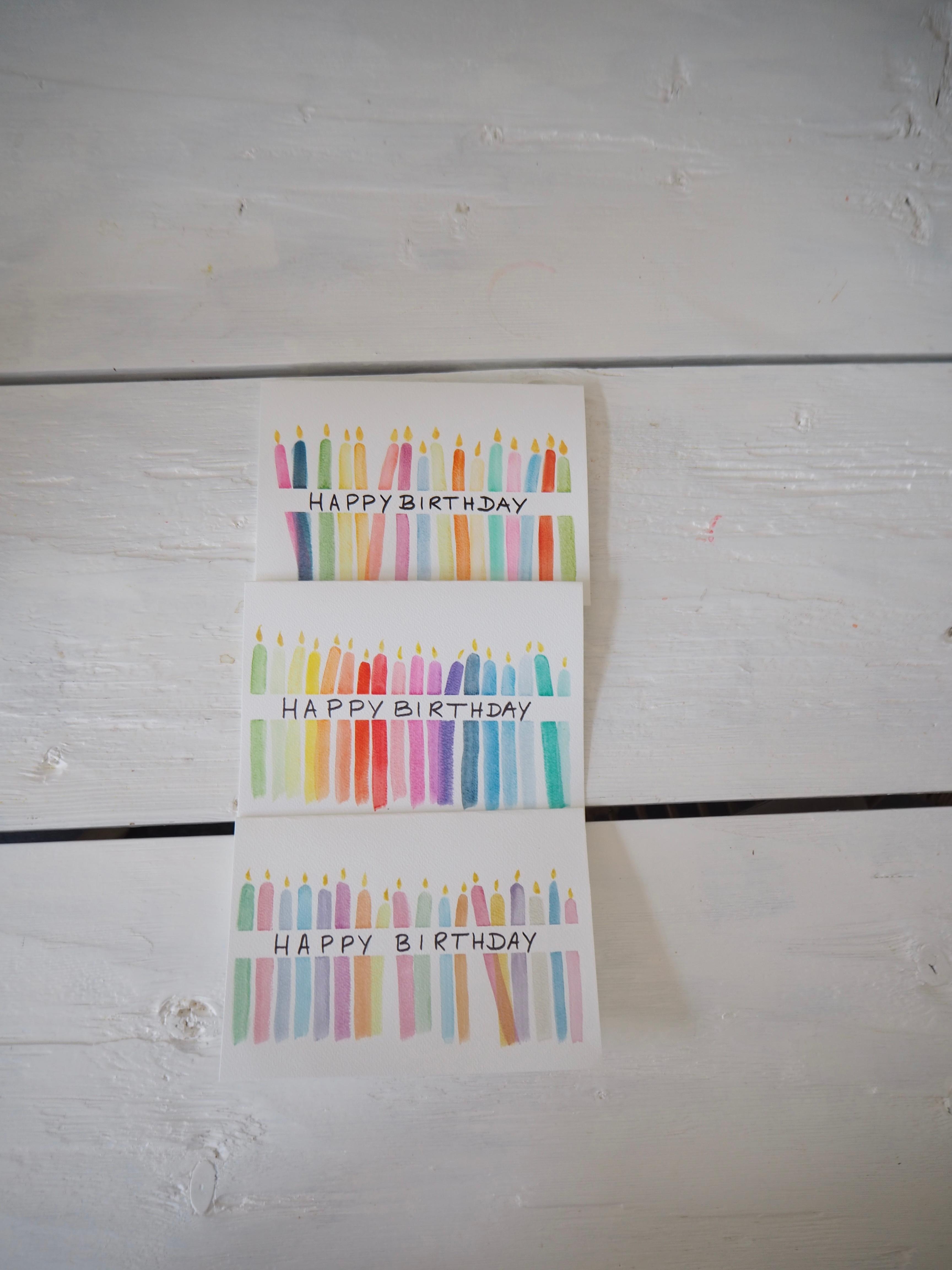 #diy #geburtstagskarten #glückwunsch #aquarell #selbstgemacht #birthdaycards #malen #farben #geschenkidee