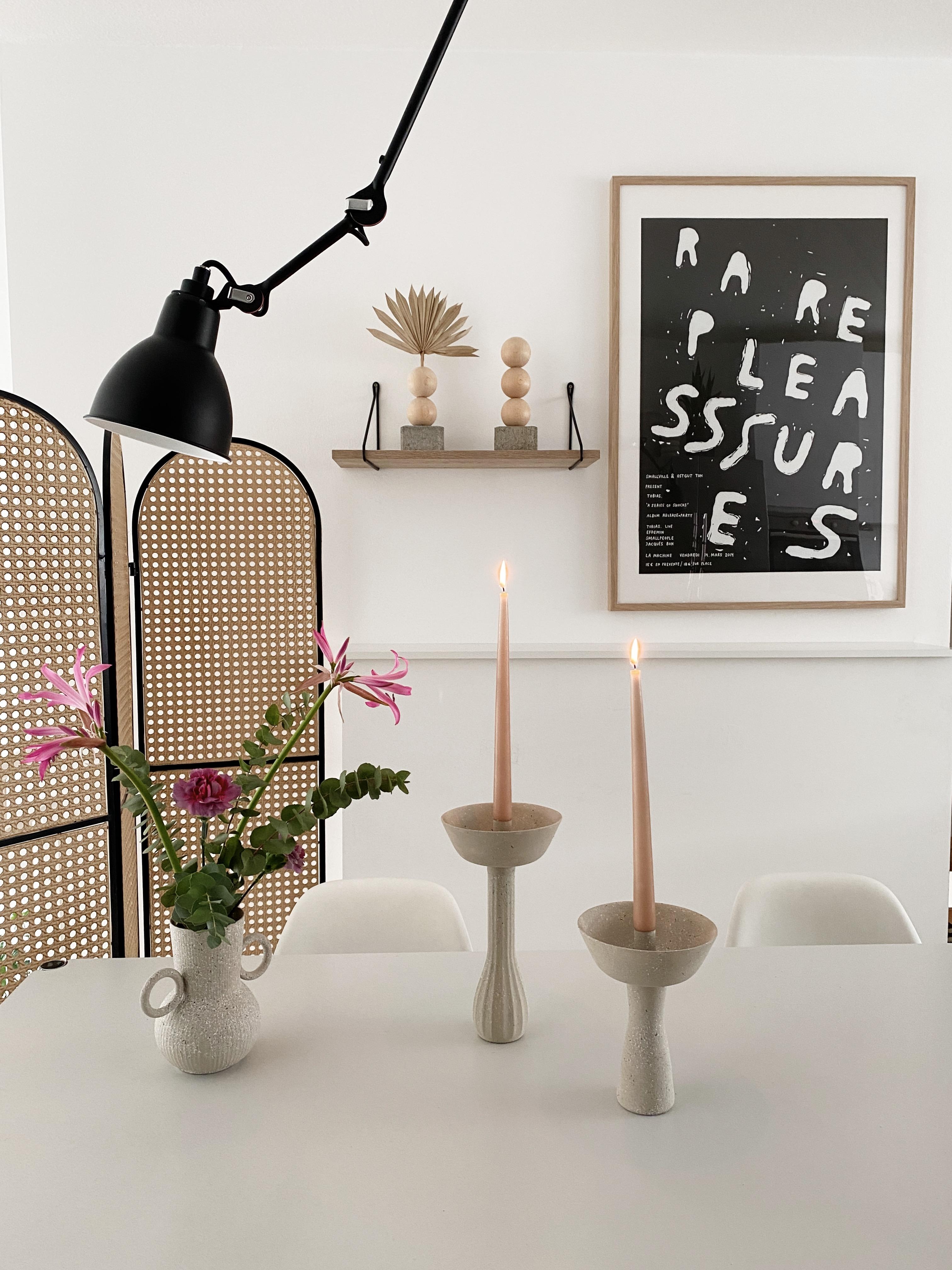 DIY Kerzenhalter und DIY Vase #ikeahack Happy Friday💛 #diy #wohnen #deko #vase #kerzenhalter #blumen #inspiration