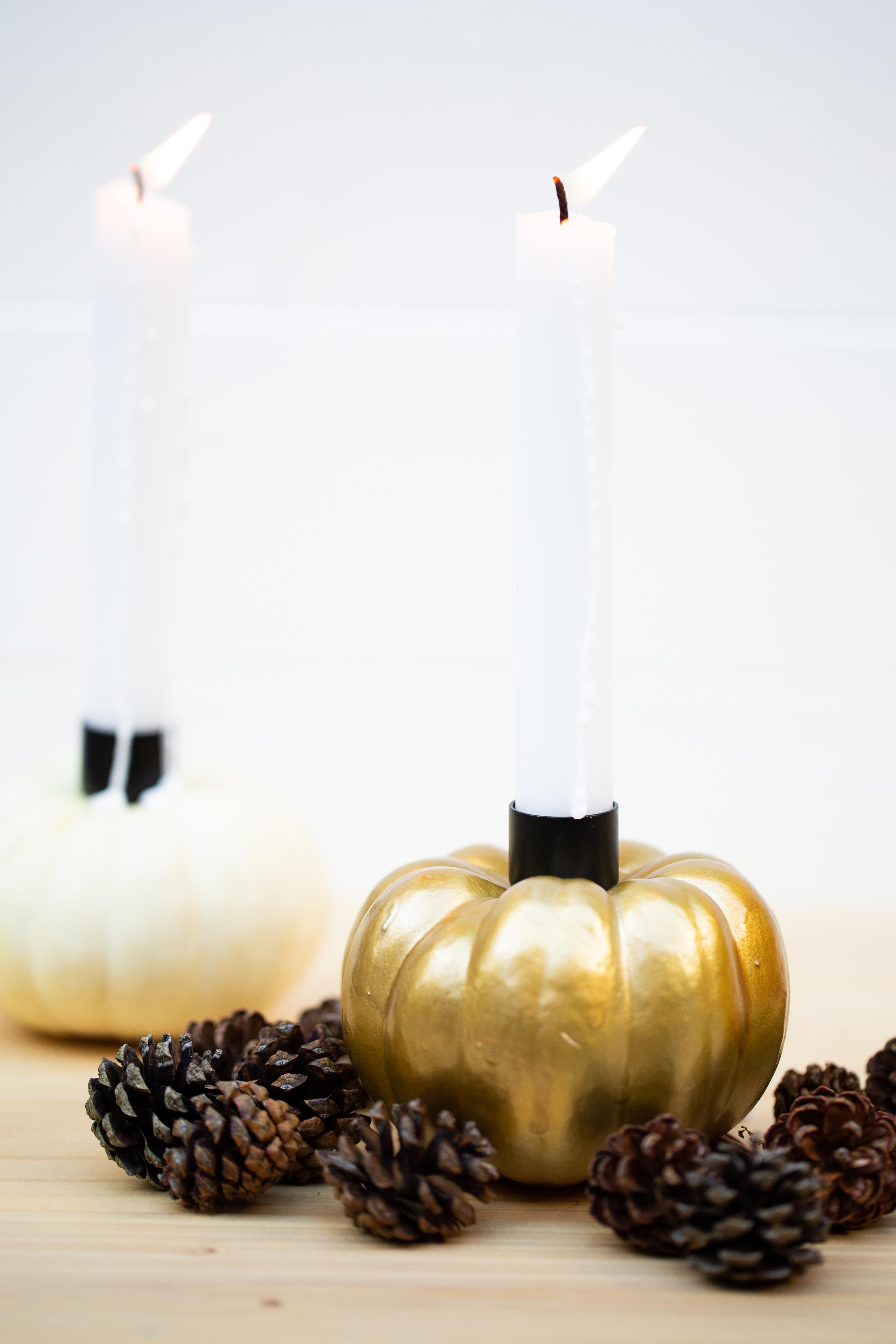 DIY Kürbis Kerzen selber machen - Herbstliche Tischdeko basteln

#wiebkeliebtDIY#kürbisdiy