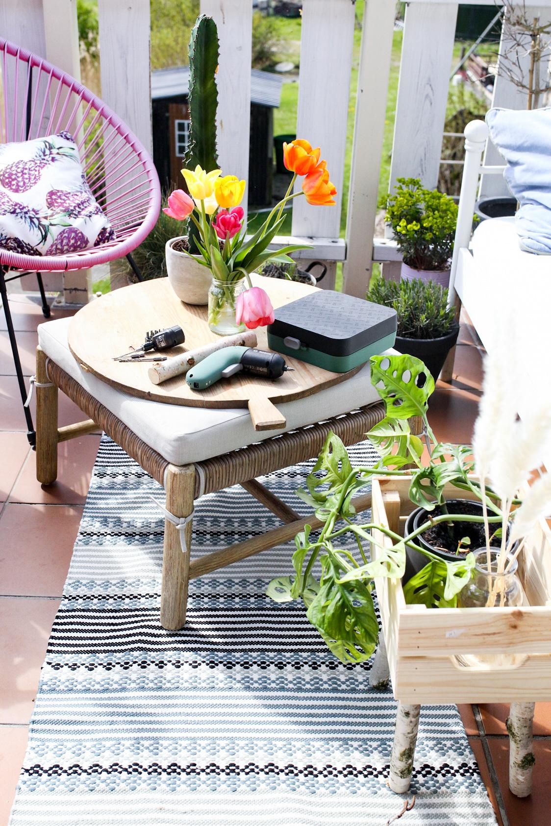 DIY Plantbox für das Outdoor Wohnzimmer! #balkondiy 
#diy #balkon #plantlover