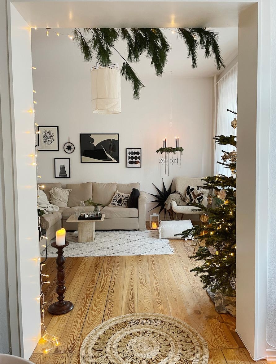 ein Blick ins Wohnzimmer 🤍🌟 #esweihnachtet#weihnachten#wohnzimmer