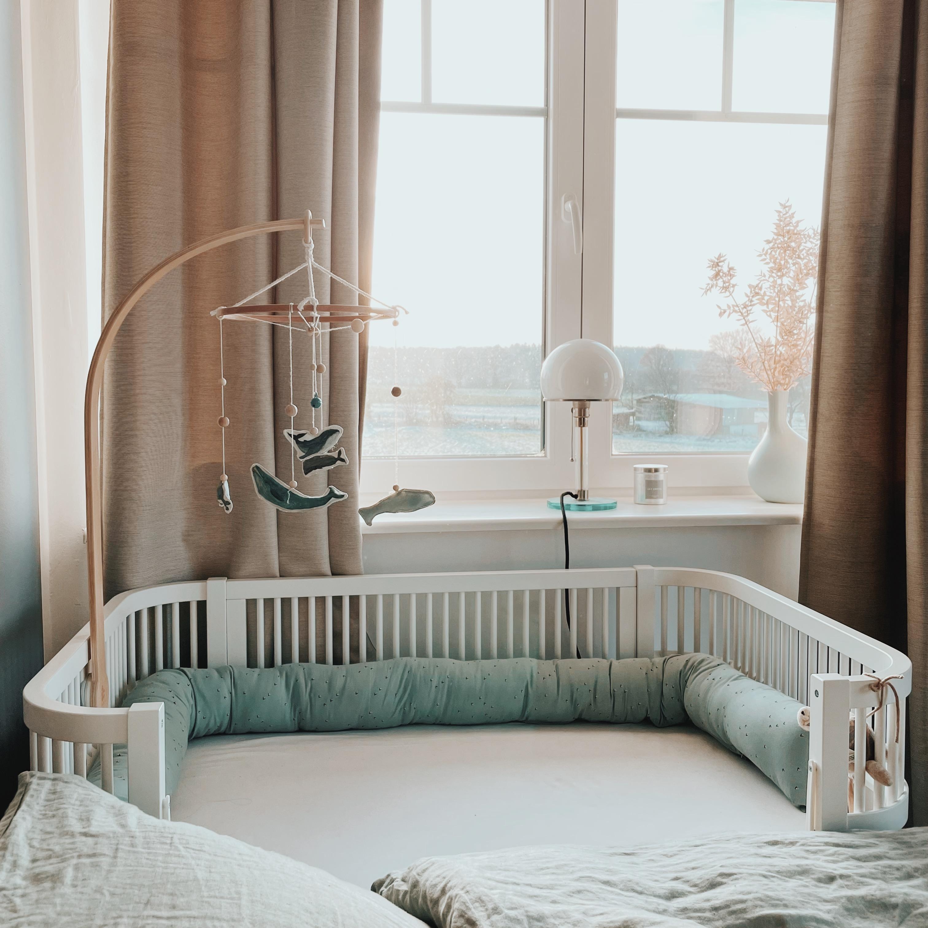 Ein großes Bett für den Kleinen 💙
#momlife #bedroom