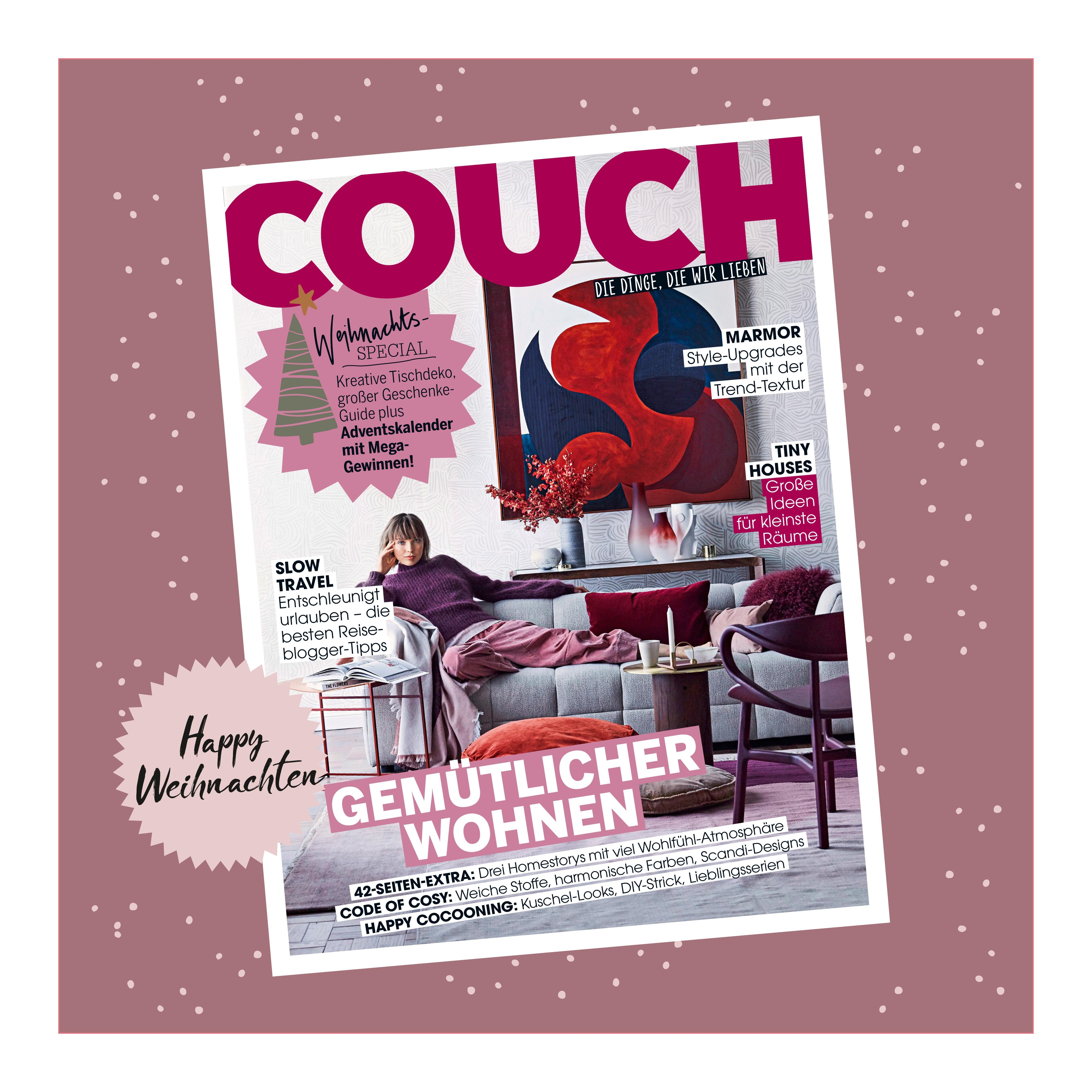 Endlich das neue #COUCHMagazin ist da, mit unserer Vorschau auf den prallgefüllten #adventskalender! 🎅🏼#COUCHAbo