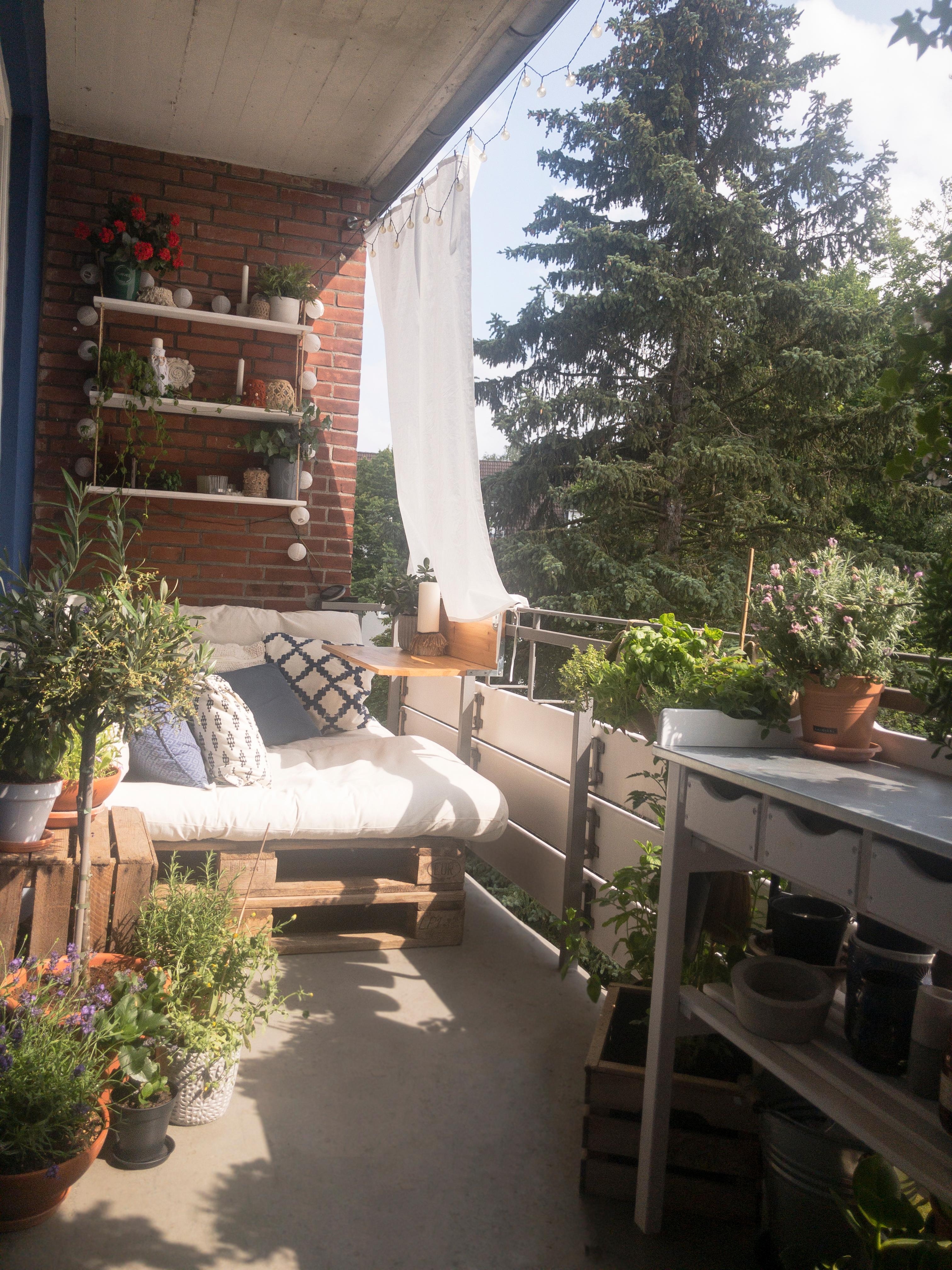 Endlich den Sommer genießen, zwar nicht in Italien aber ein Mediterranes Flair geht auch auf dem eigenen #balkon