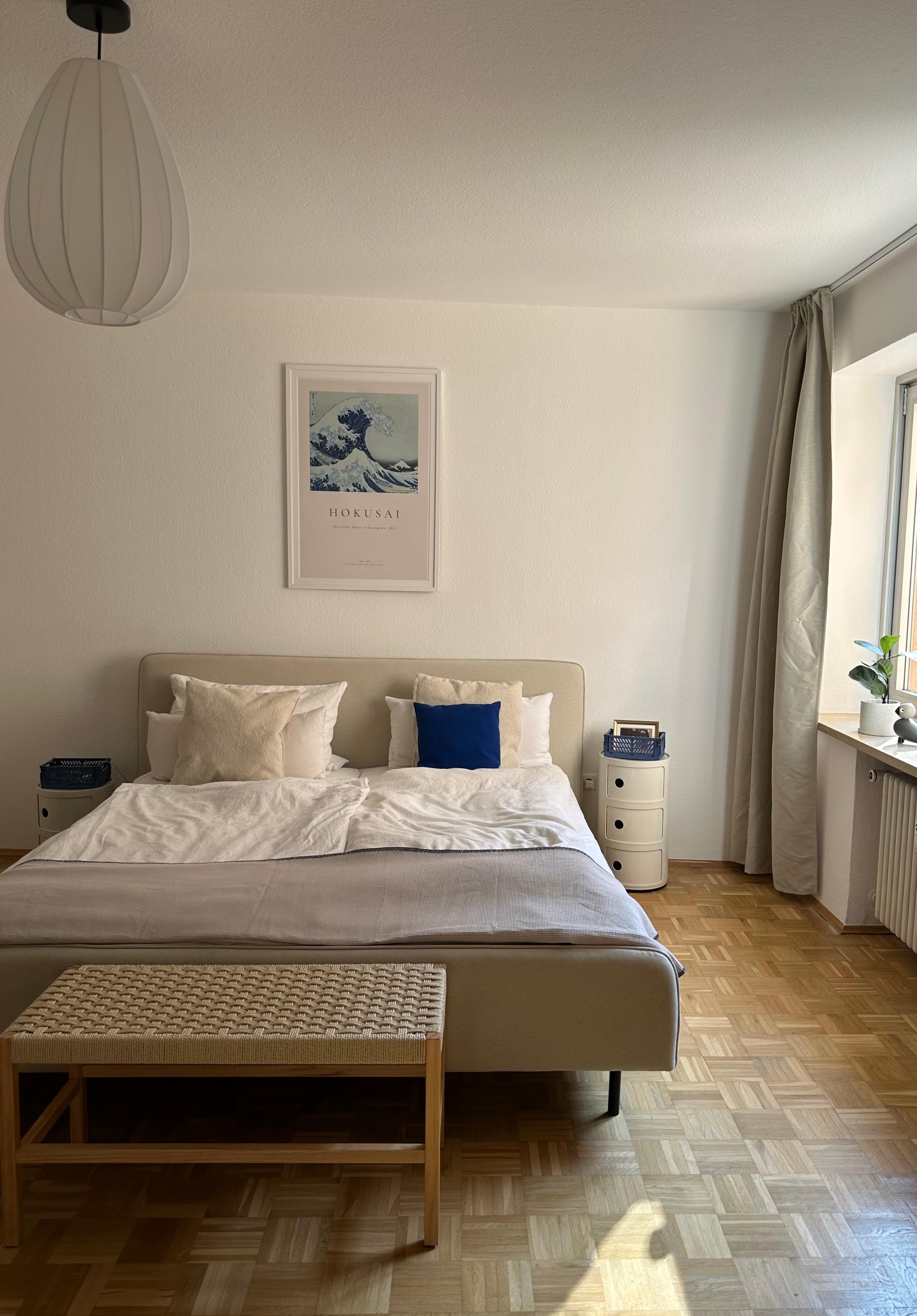 Endlich etwas Sonne im Nord- und Hinterhofzimmer ☀️
#schlafzimmer #bettbank #bett #scandi 