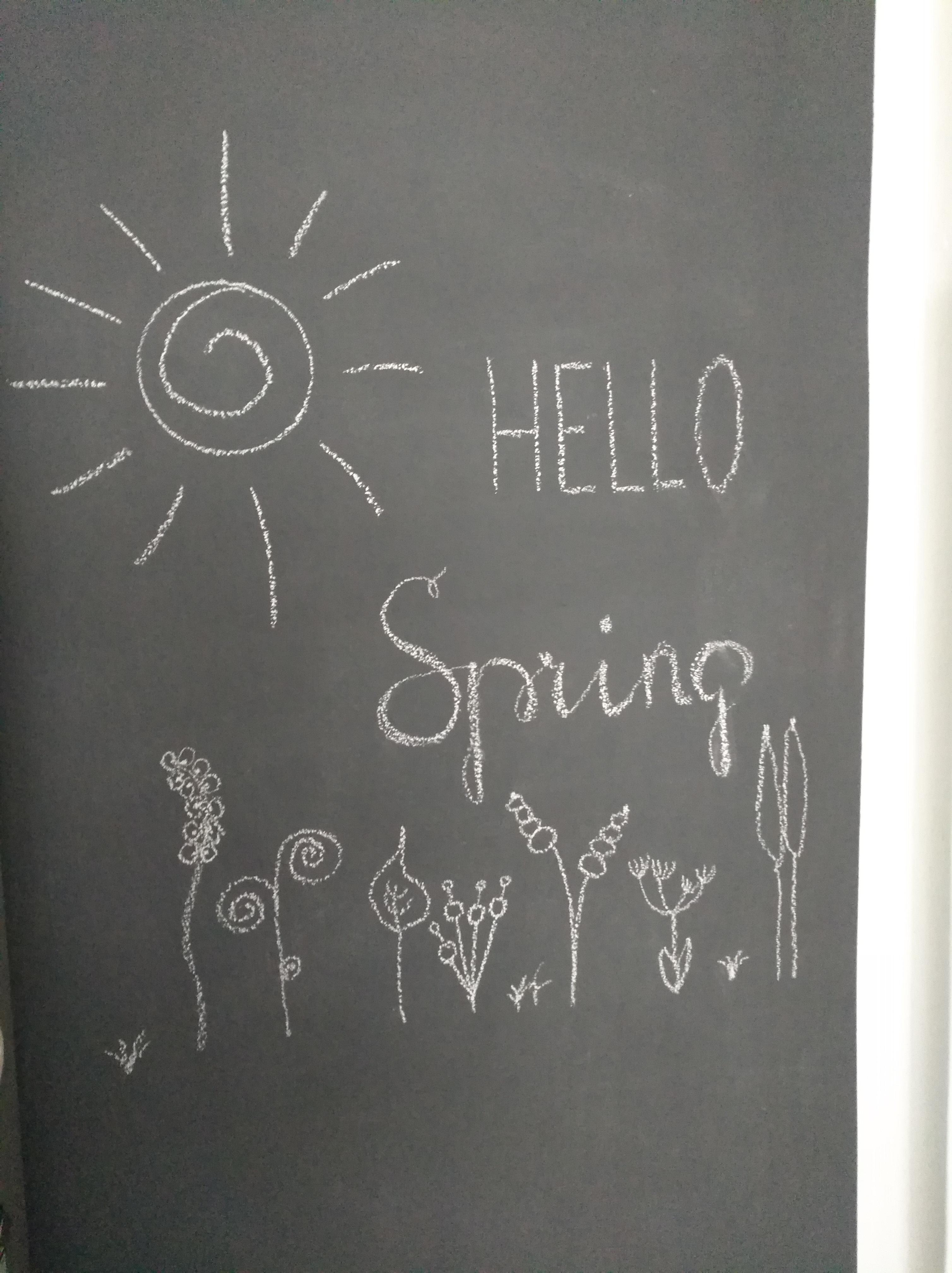 Endlich Frühling! #Wandgestaltung #livingchallenge