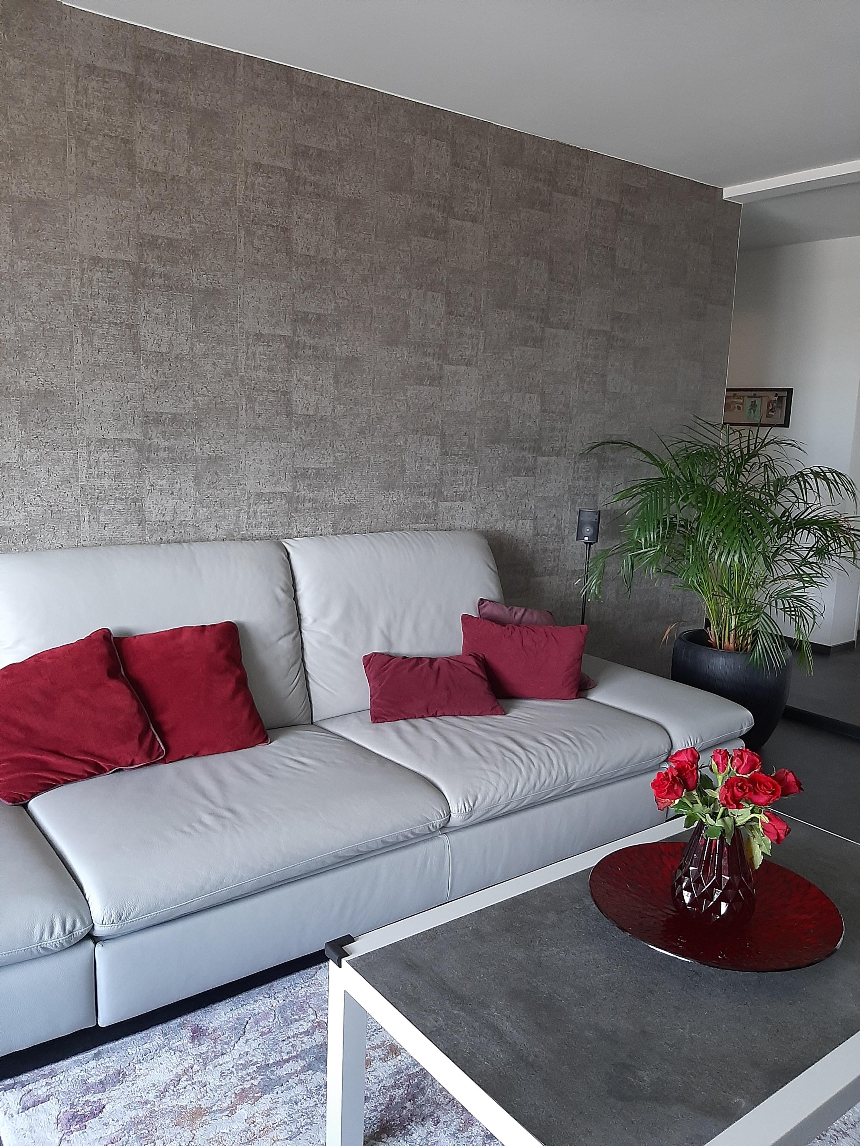 Endlich ist die neue Wandgestaltung fertig. 
#tapete #Wandgestaltung #Wohnzimmer 