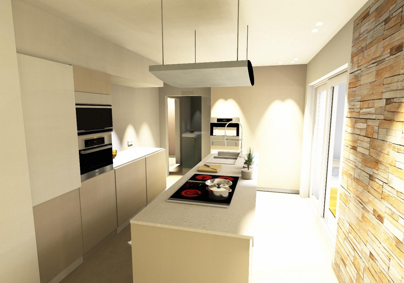 Entwurf 1 Küche #einrichtungsberatung #innenarchitektur ©Flohs Wohnraumkonzepte