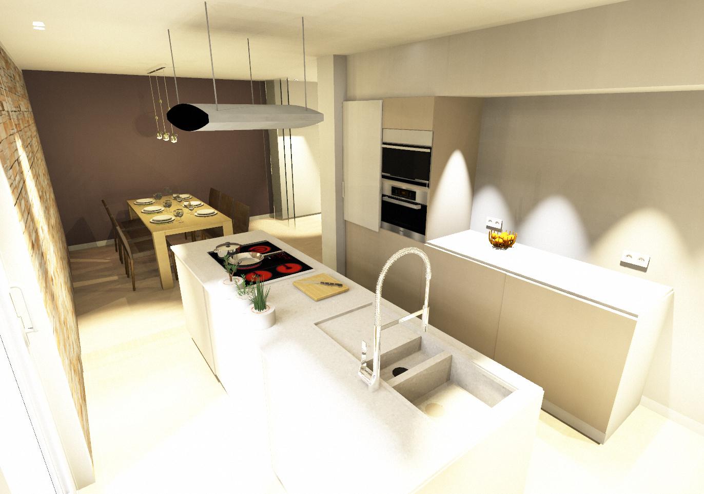Entwurf Küche Essen 3 #einrichtungsberatung #innenarchitektur ©Flohs Wohnraumkonzepte