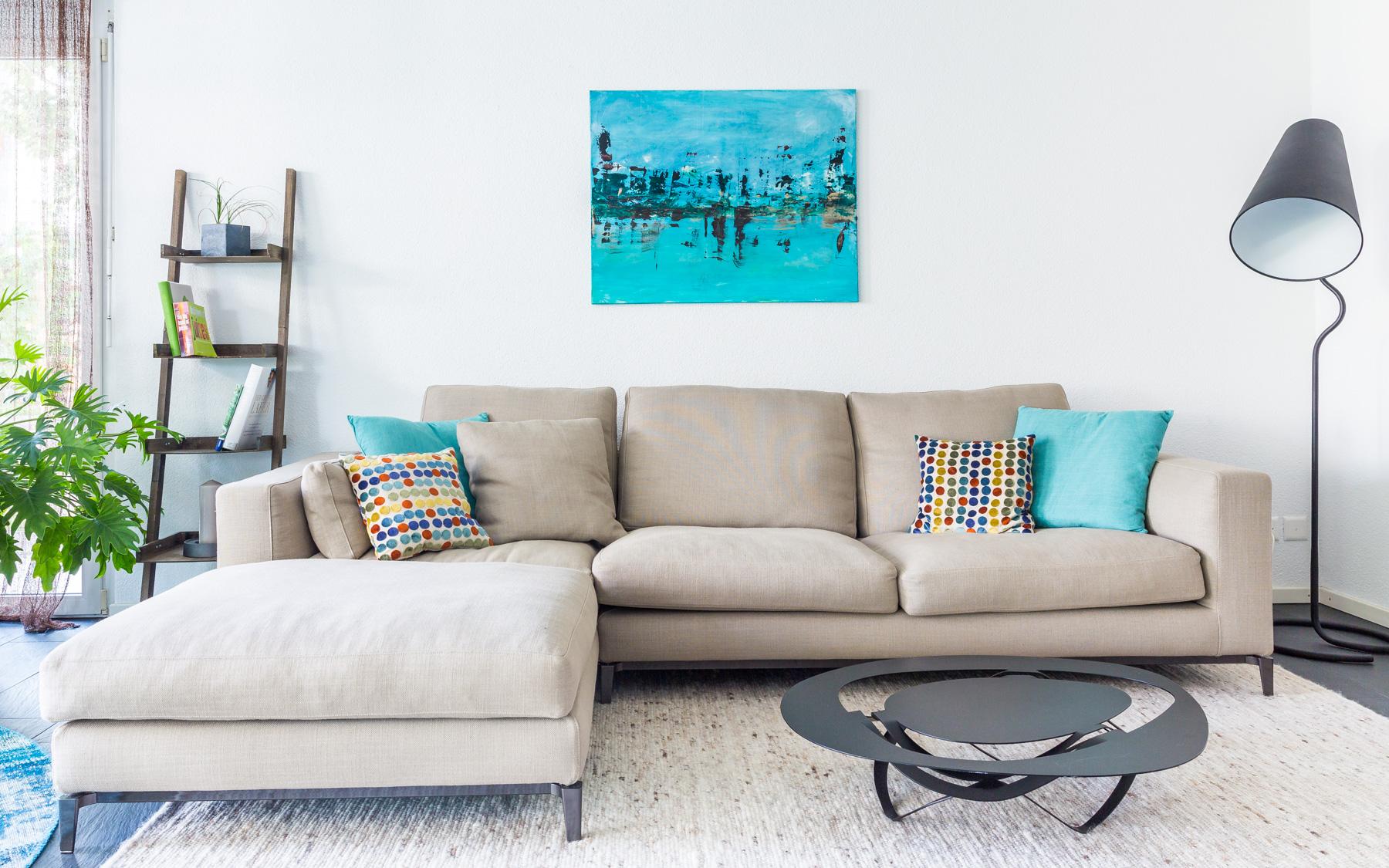 Familiensofa mit Stil #wohnzimmer #ecksofa #sofa ©Global Inspirations Design