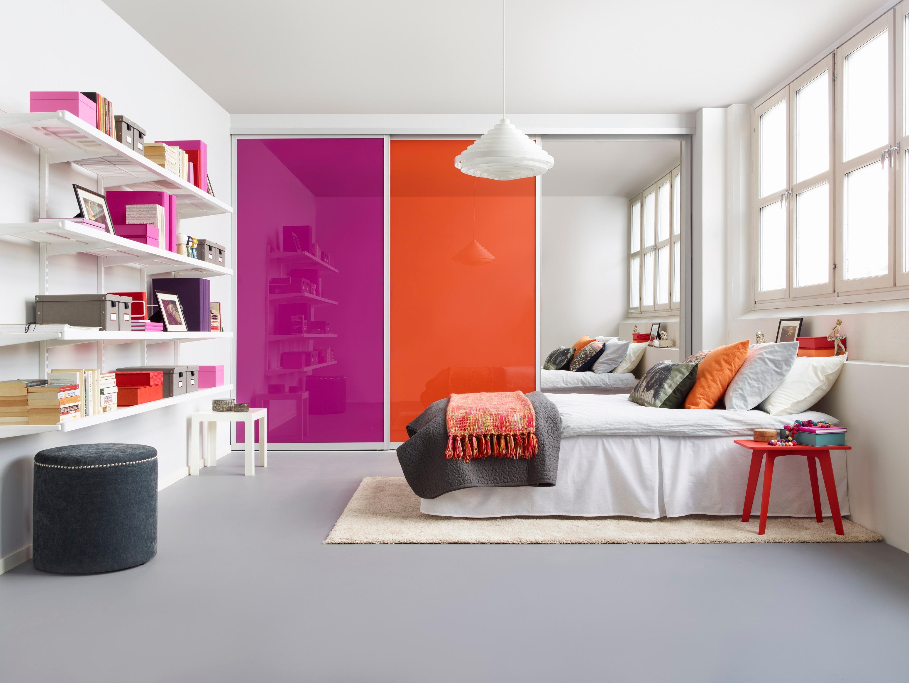 Farbenfrohes Jugendzimmer #jugendzimmer #zimmergestaltung ©Elfa International AB
