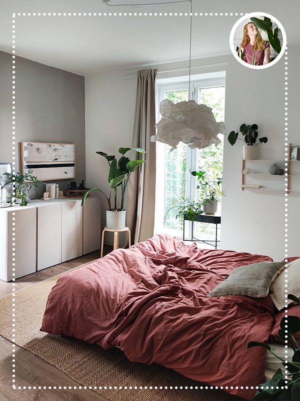 Farbtupfer im Schlafzimmer? Die Bettwäsche! Super, um im Handumdrehen den Raum zu verändern -> #livinglushlifestory