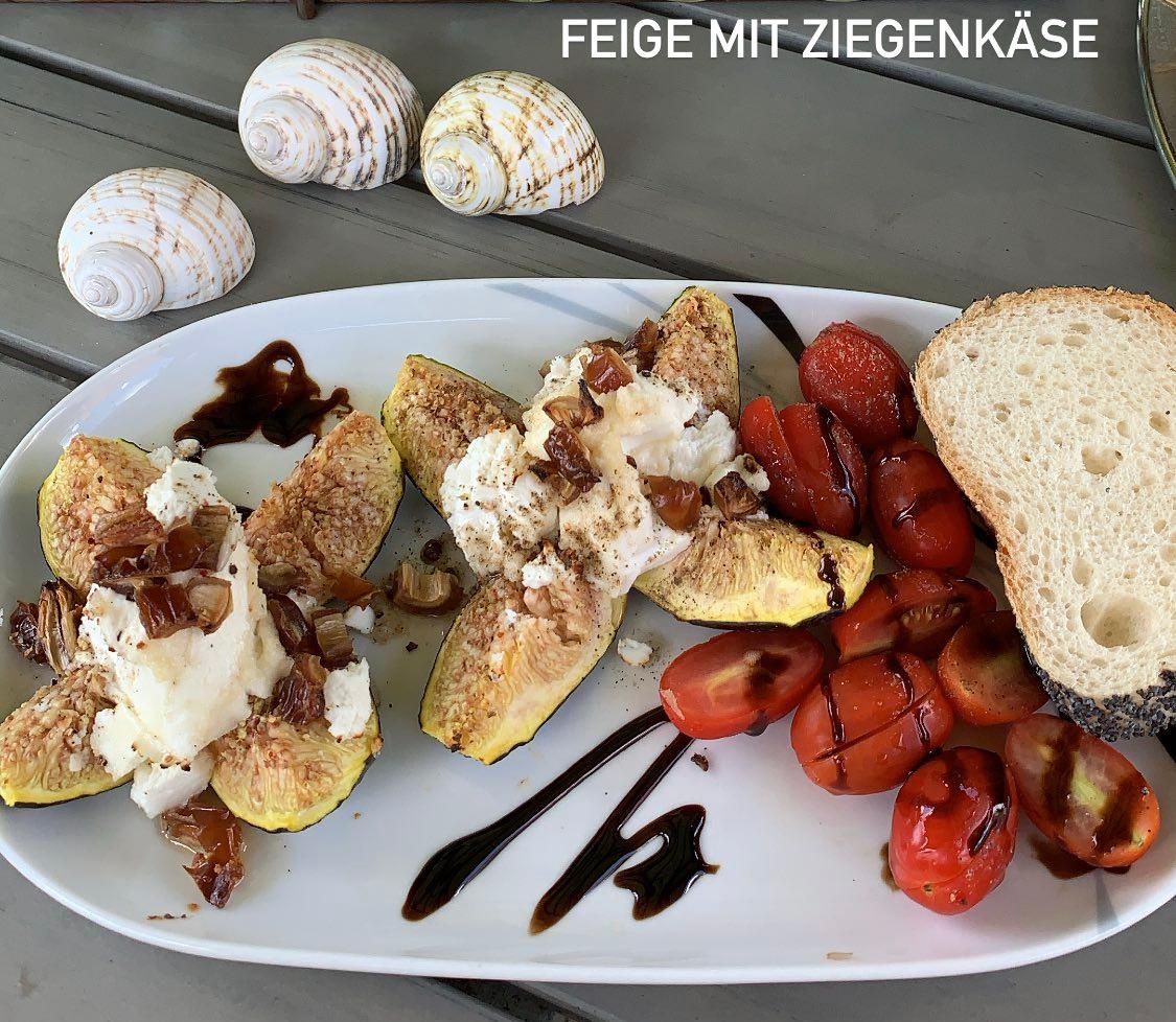 Feigen mit ZIEGENFRISCHKÄSE #feige #rezept #sommer #kochen #sommerküche 