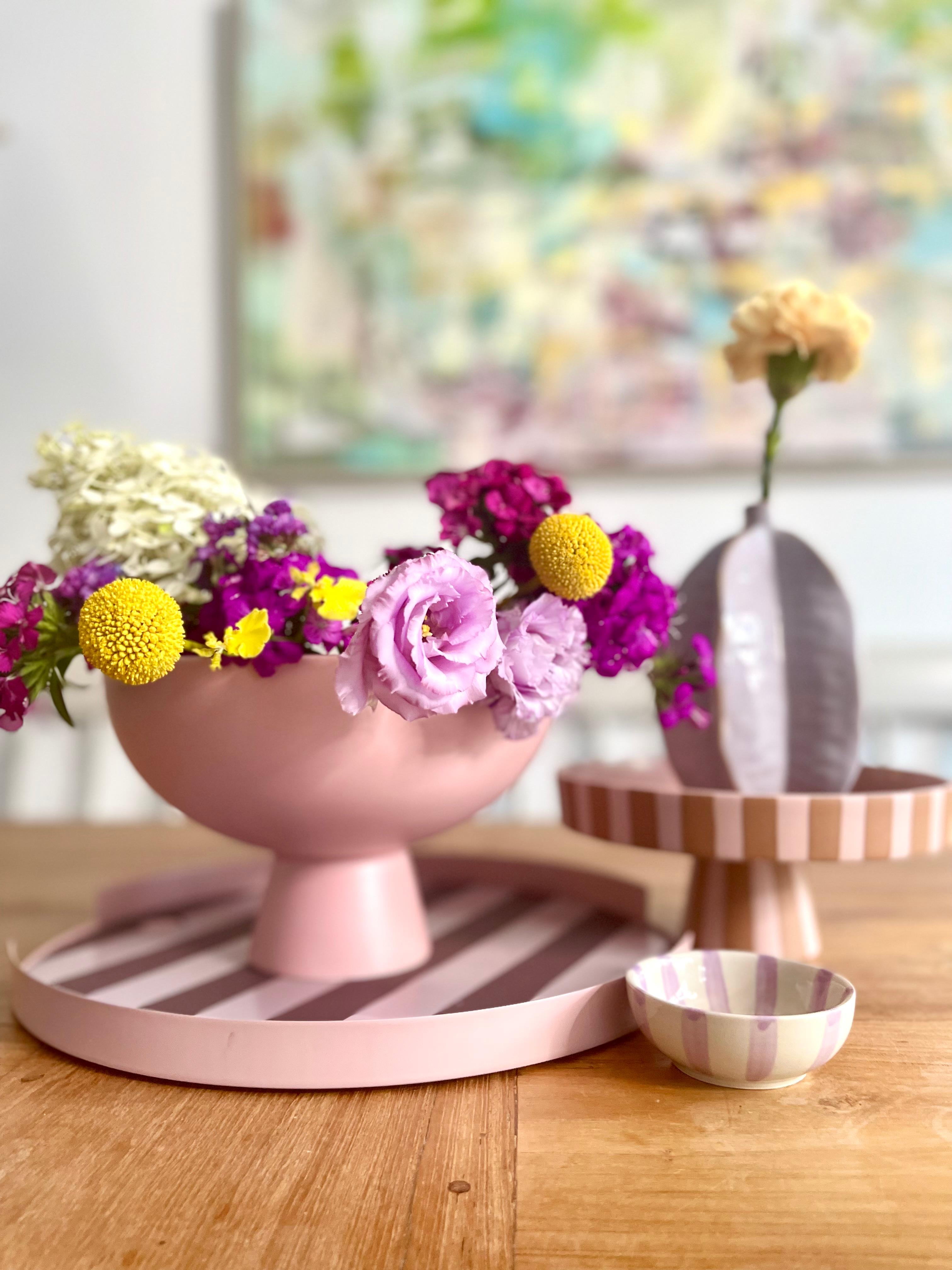 #flowerbowl #pinkbowl #vasenduo #vasenliebe #farbenfroh #cheers2colour #farbemachtglücklich #happyinterior #flowerpower