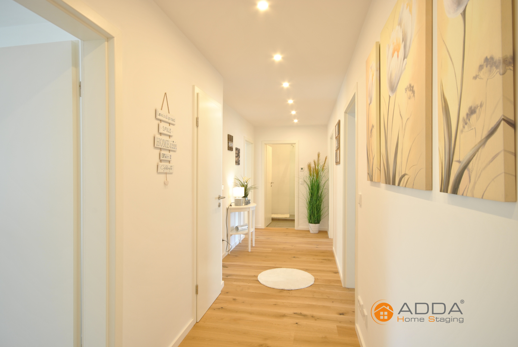 Flur nach ADDA Homestaging #raumgestaltung ©ADDA Homestaging