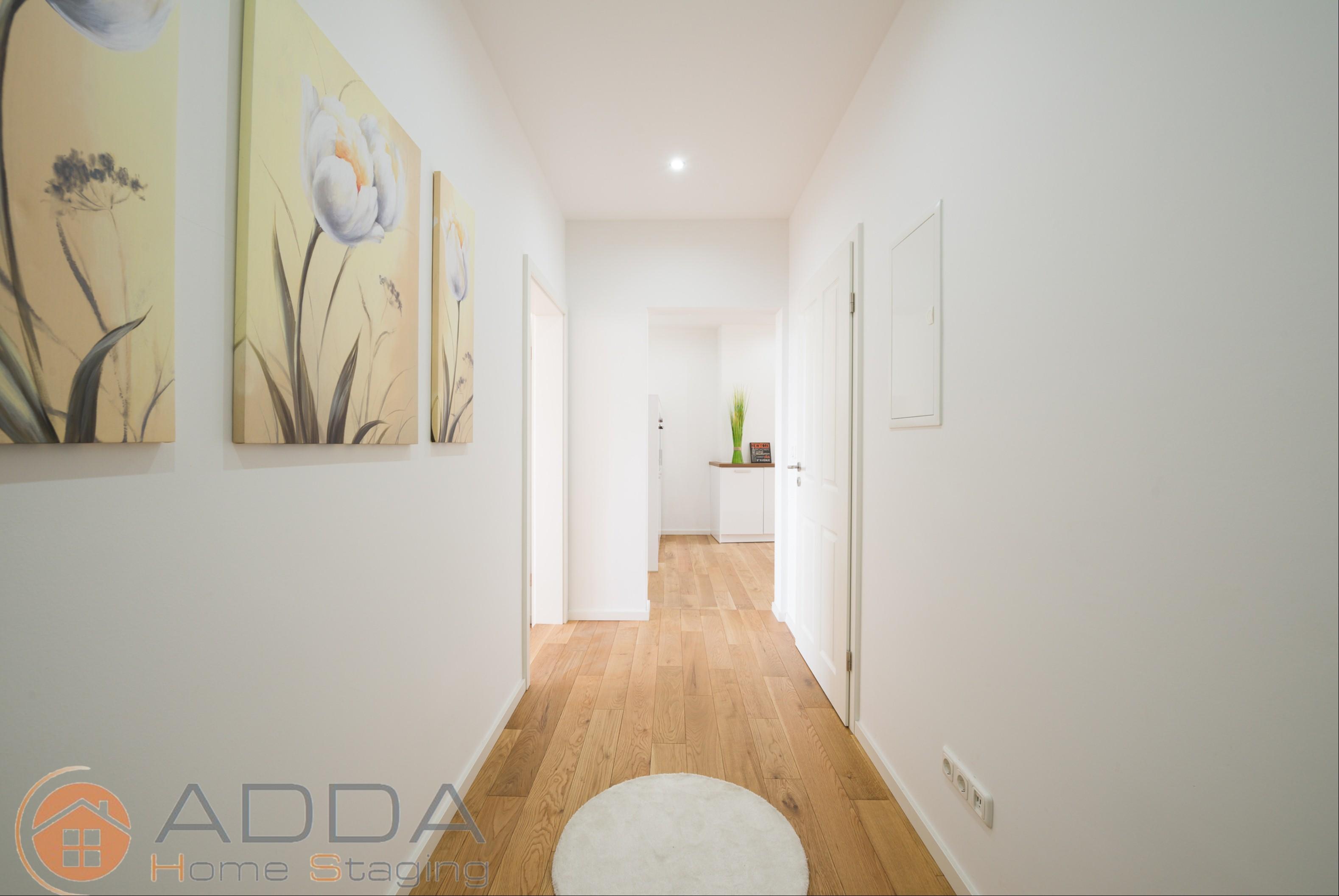 Flur nach dem Home Staging #empfangsbereich ©ADDA Home Staging