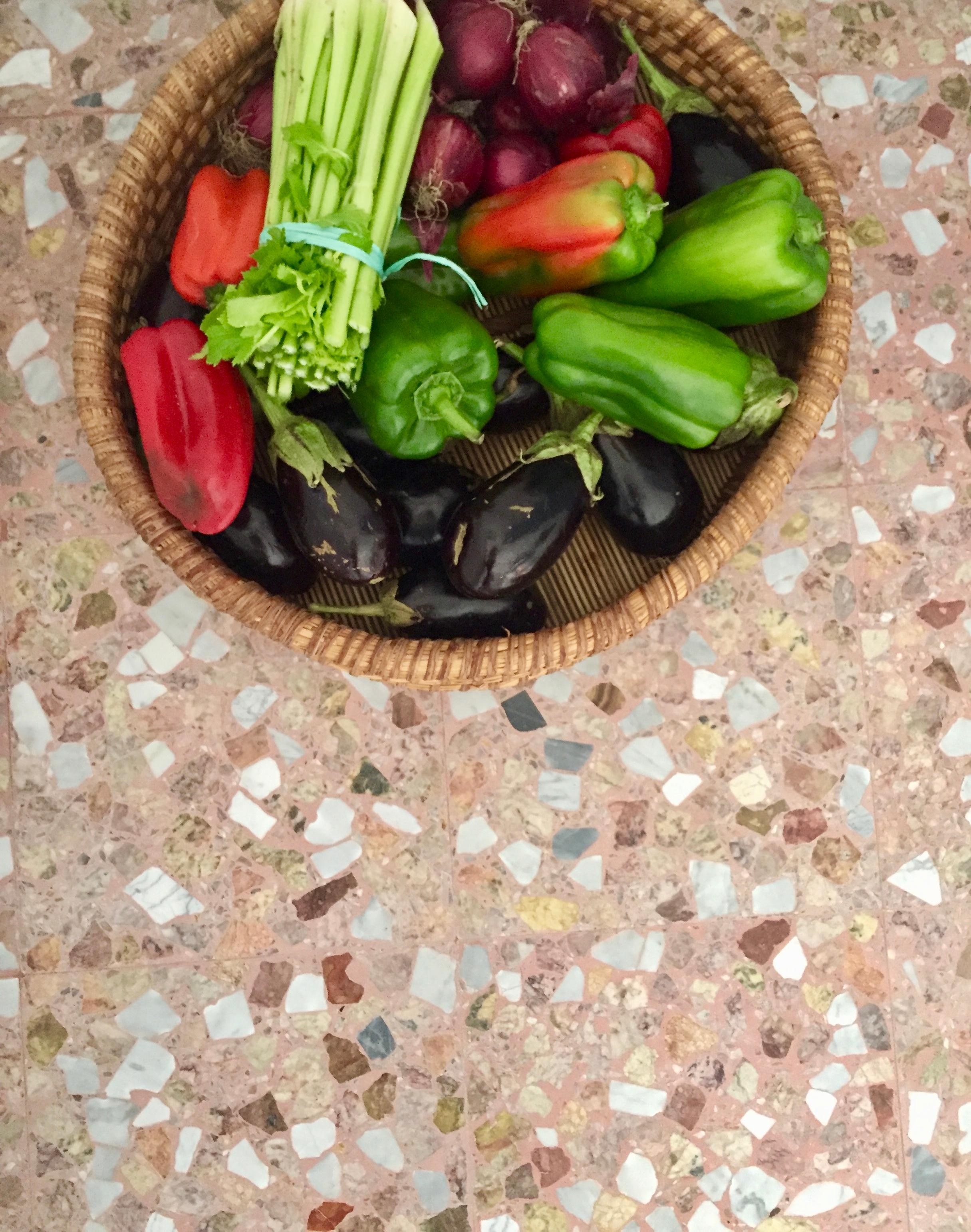 #Foodlove#italienfood#verdura#terrazzo#Stilllebenverdureterrazzo