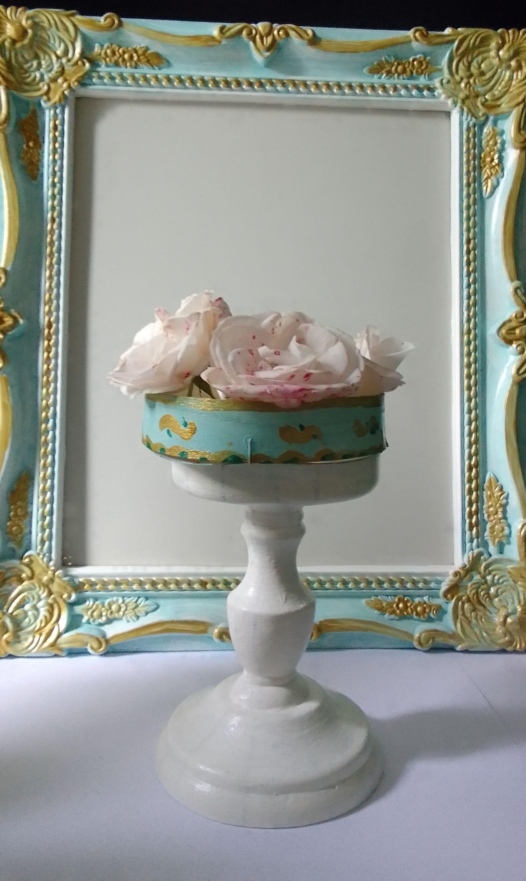 #französische flair #romantisch #bleu #blanc #or #rosen #dekoration