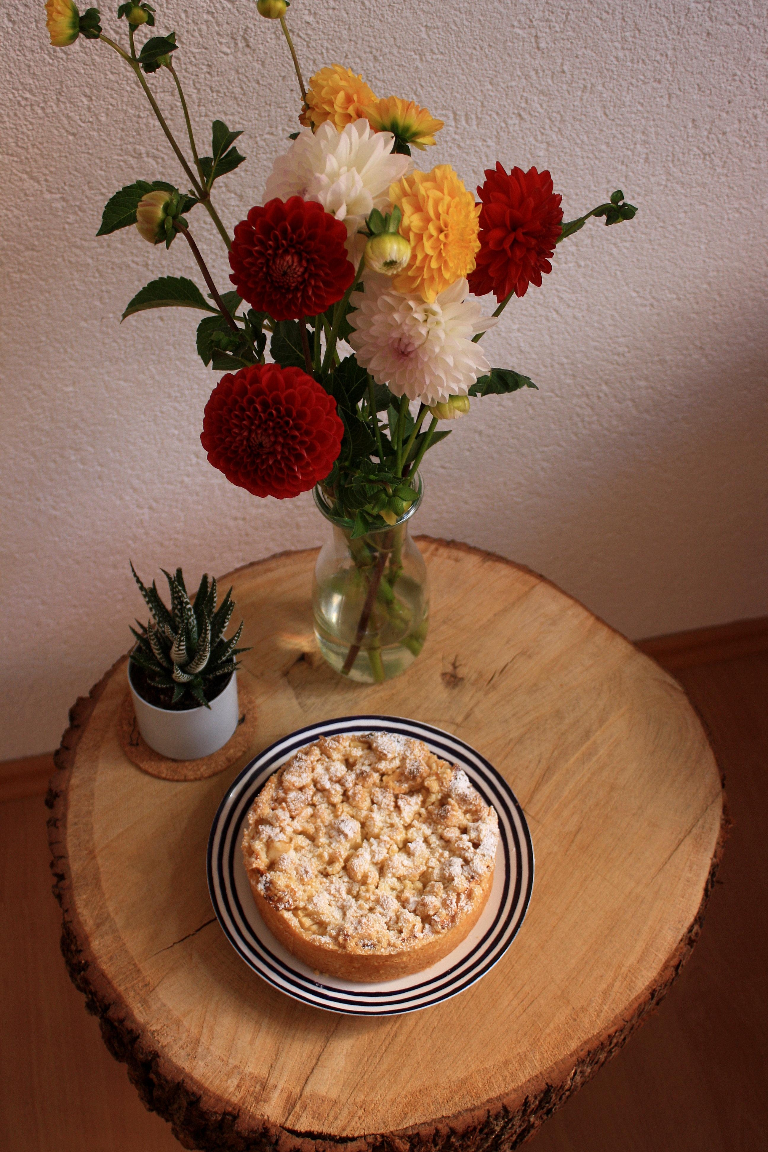 #frischerapfelkuchen #frischeblumen