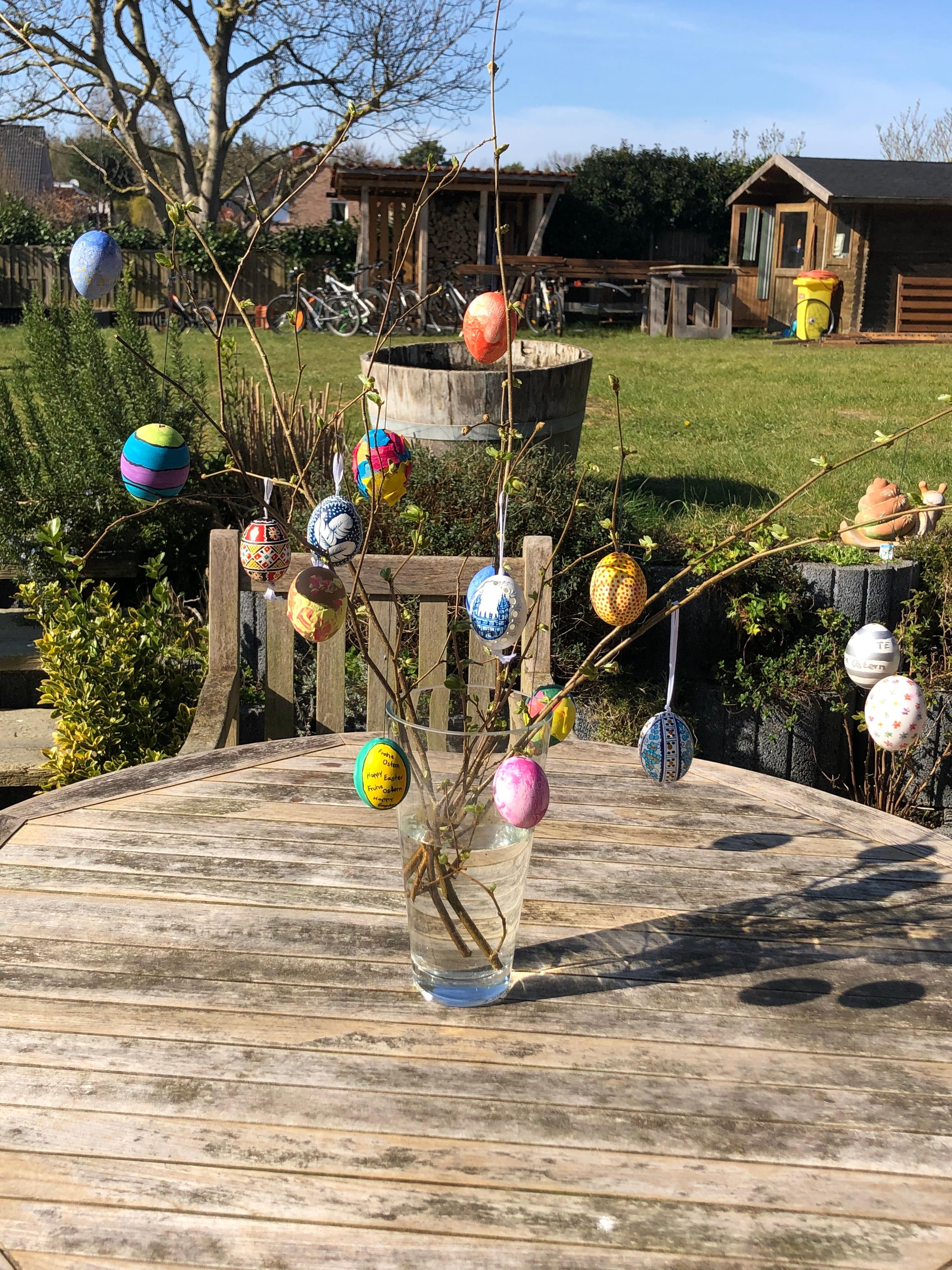 Frohe Ostern 🐣🐰🐇🍀
Gemeinschaftsprojekt jedes Jahr ein neues Ei mehr von meinem Sohn 🥰 und mir  
