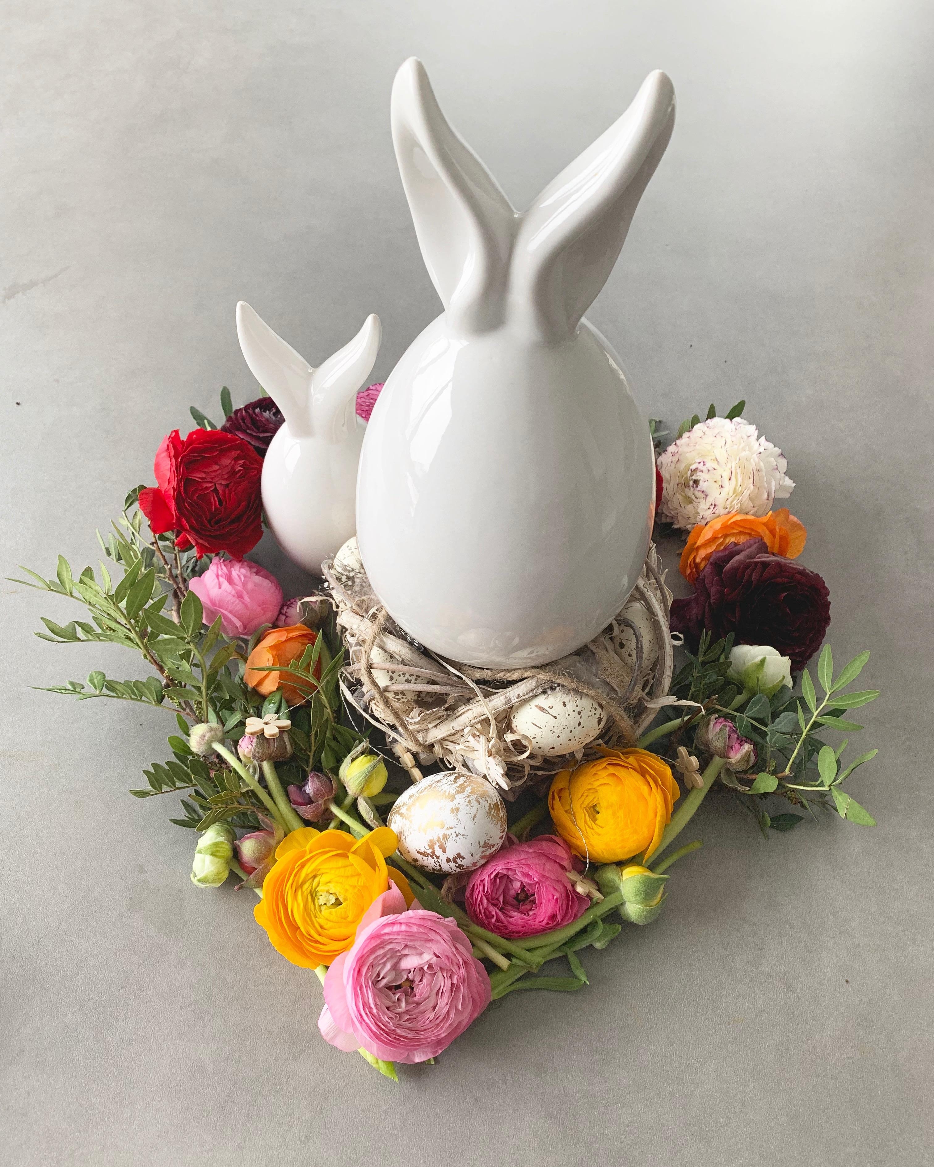 Frohe Ostern wünsche ich euch.
#ostern #blumendeko #deko #ostergesteck