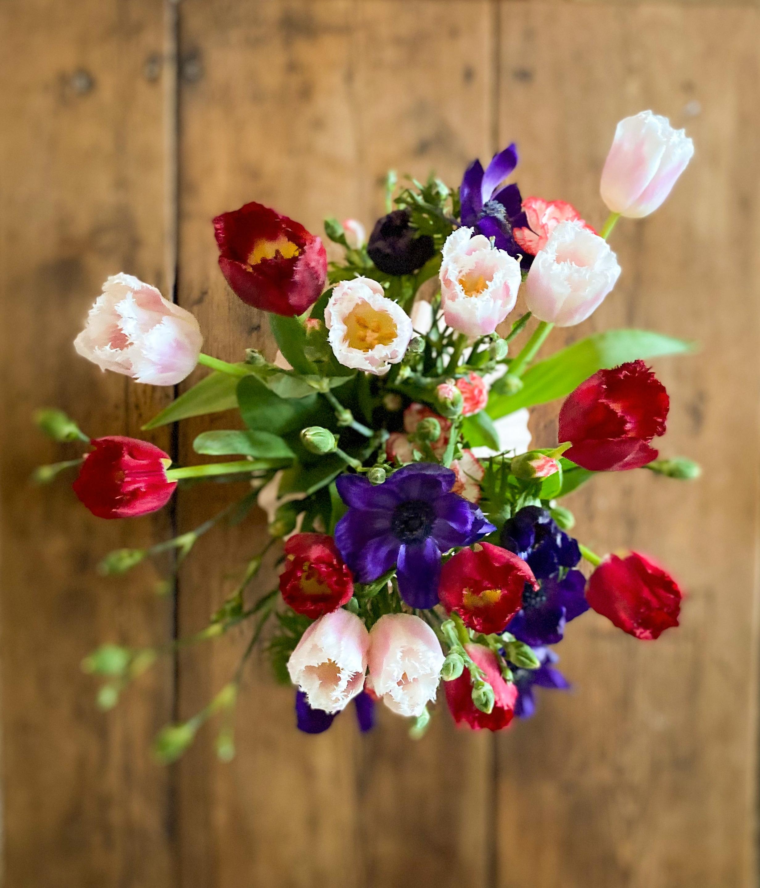Frühlingsstrauß ❤️
#blumen #tulpen #freshflowers #frühling