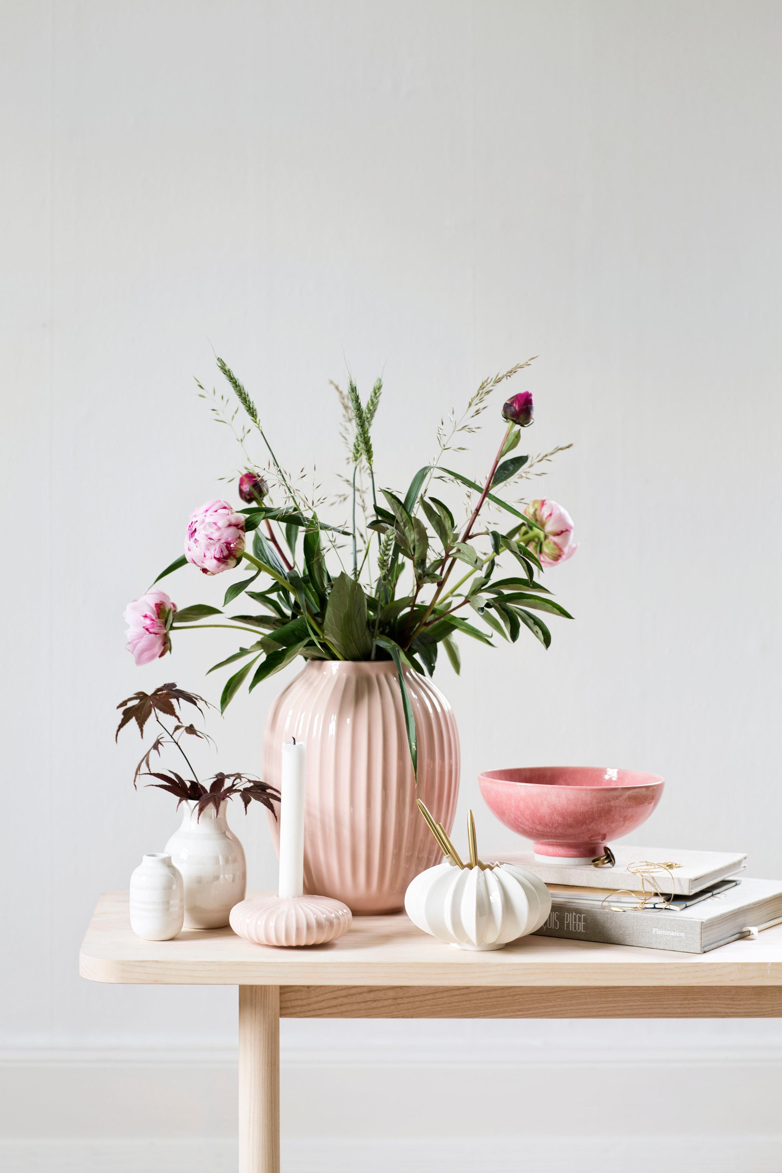 Frühlingsvasen #vase #rosafarbenevase #frühlingsdeko ©Kähler