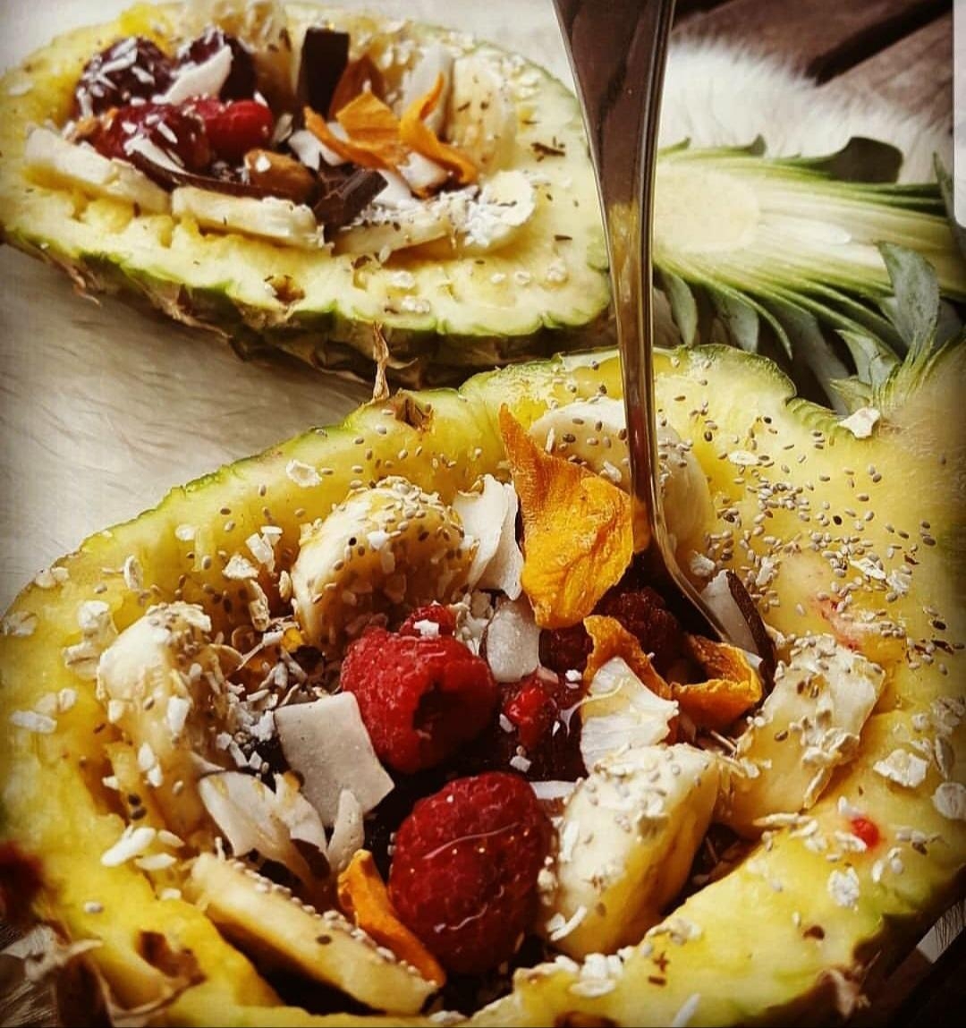 Frühstück #veggieliebe 
#gesund #ananas 
