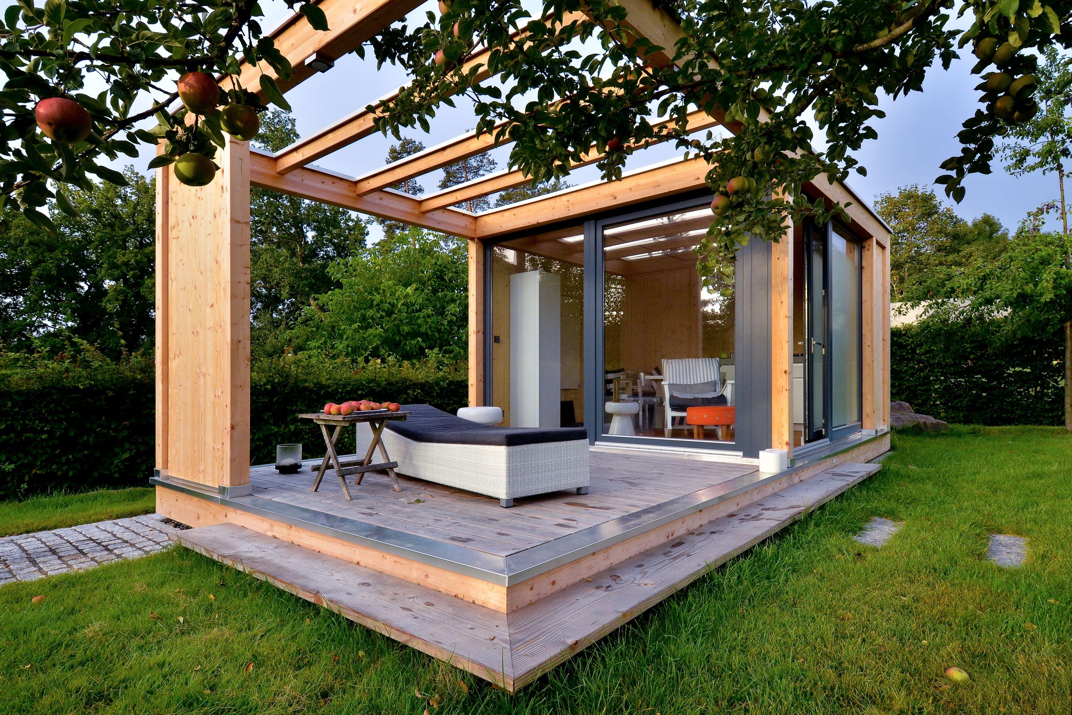 Gartenlounge 2.0 #terrasse #holzhaus #gartenhaus #modulhaus ©Werner Ettwein GmbH