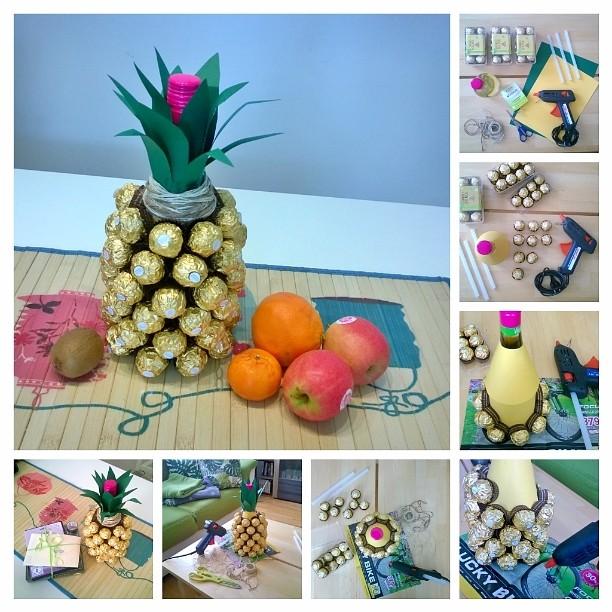 

#Geburstagsananas für den Opi nach Idee und Anleitung von #ekiem.de #ananas #südfrucht
#fruchtalarm