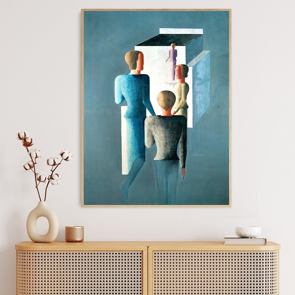 Gerahmtes Poster
"Vier Figuren und Kubus" Oskar Schlemmer
⁠
 #bauhaus #gerahmteposter #wohnzimmerdeko #posterlounge 
