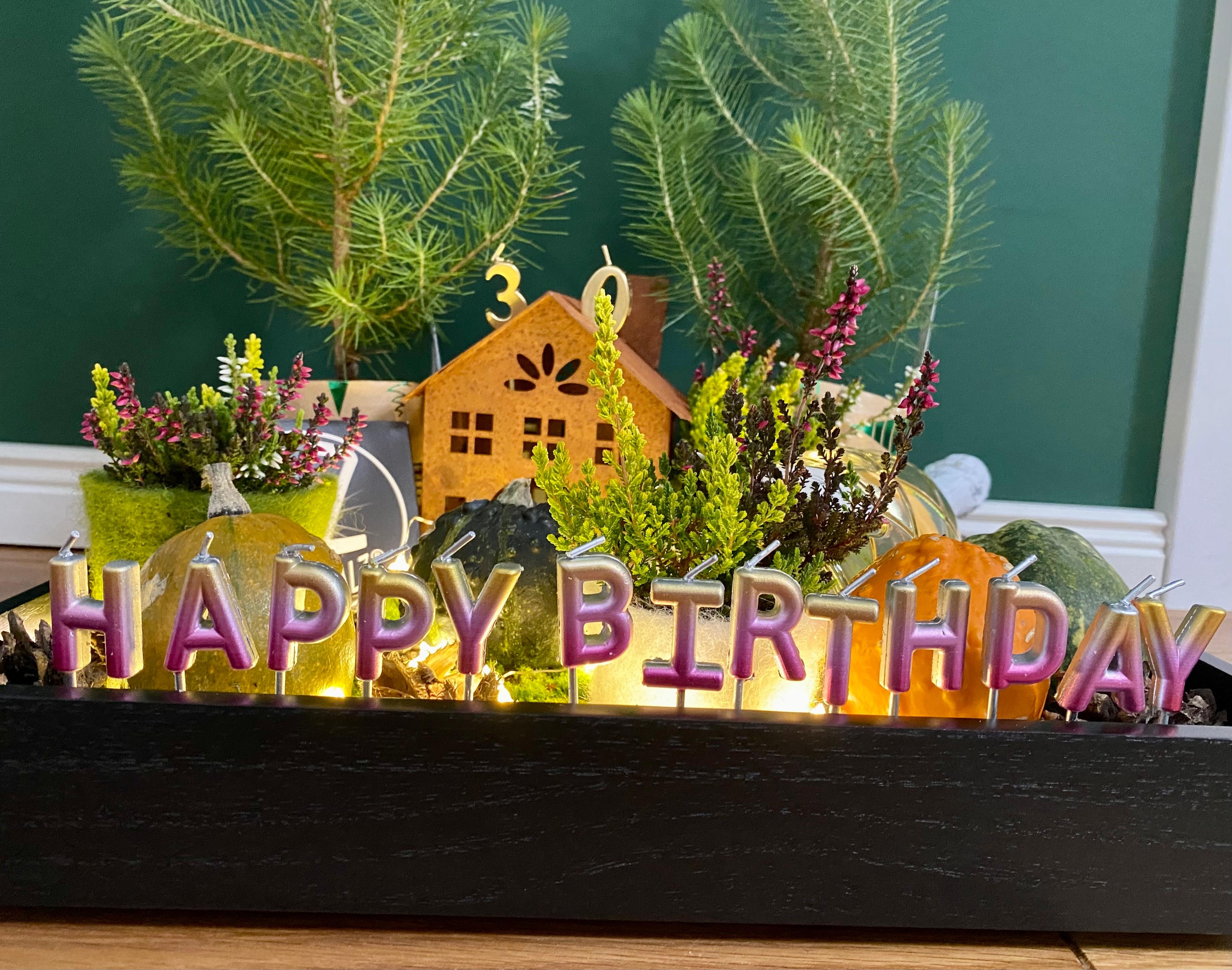Geschenk zum 30. Geburtstag 🎁 
#happybirthday #dekogeschenk #geschenkfürgartenliebhaber #halloherbst 
