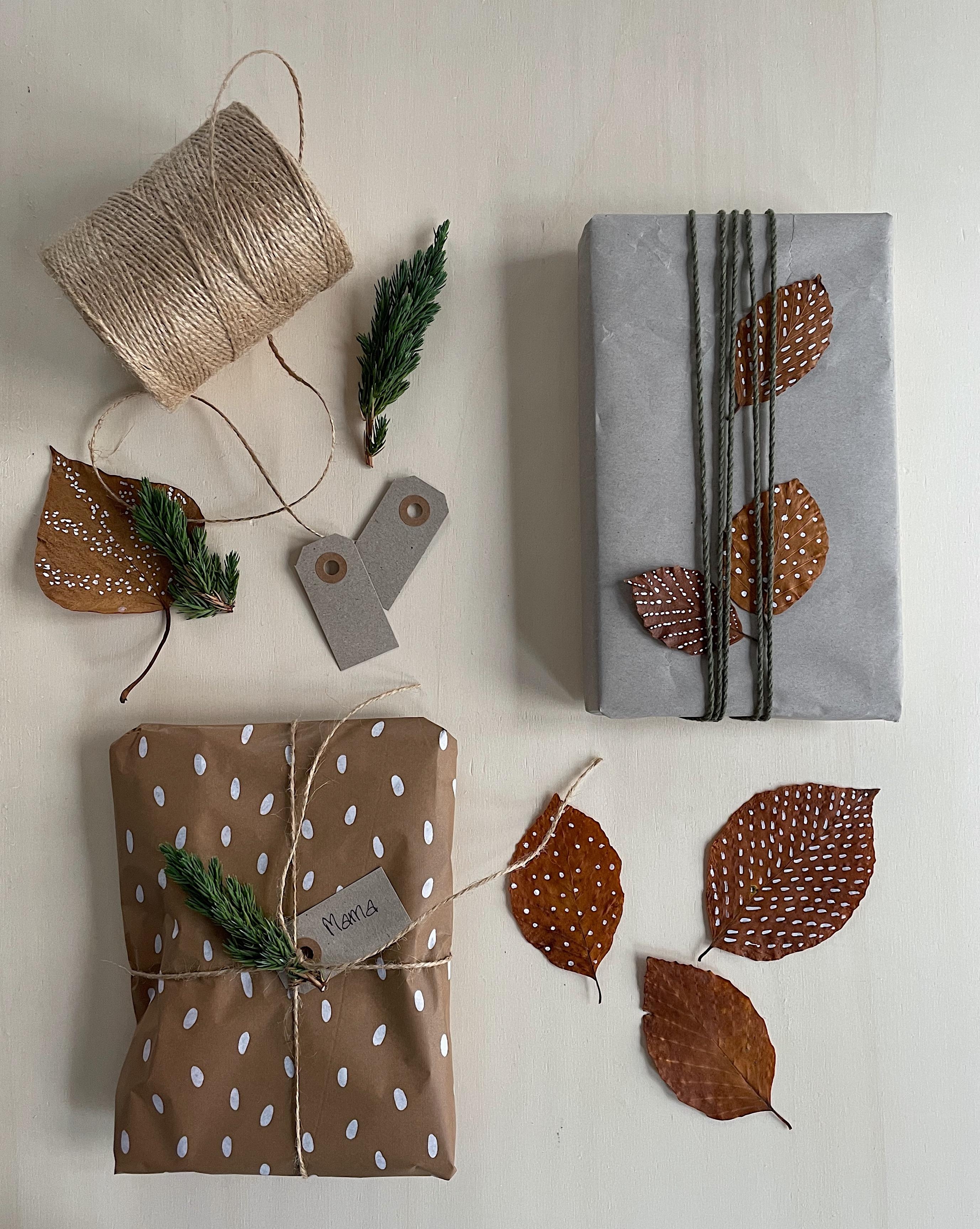 Geschenke verpacken einfach & natürlich #diy #weihnachtsgeschenke #giftwrapping