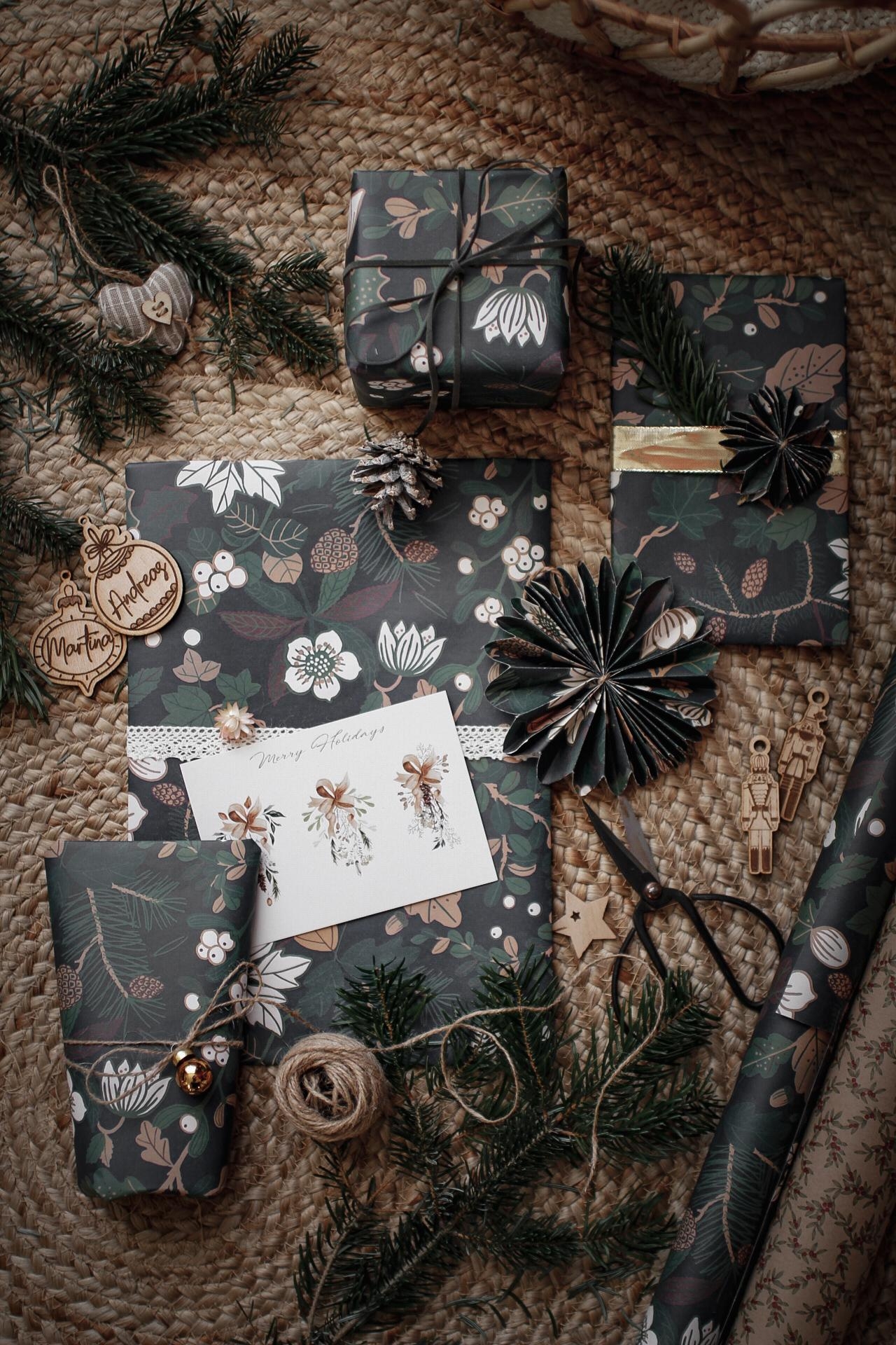 #giftwrapping #giftwrappingideas #scandinavianchristmas #bohochristmas #geschenke #christmasgifts