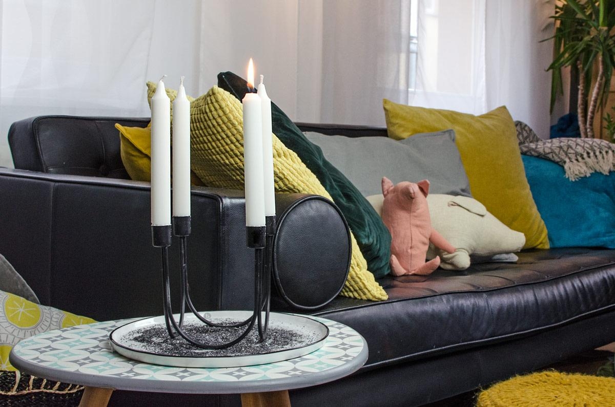 Gleich 4 #Adventskranz -Lösungen gibt's dieses Jahr in meinem Zuhause. von minimalistisch #Scandi bis #Boho üppig golden