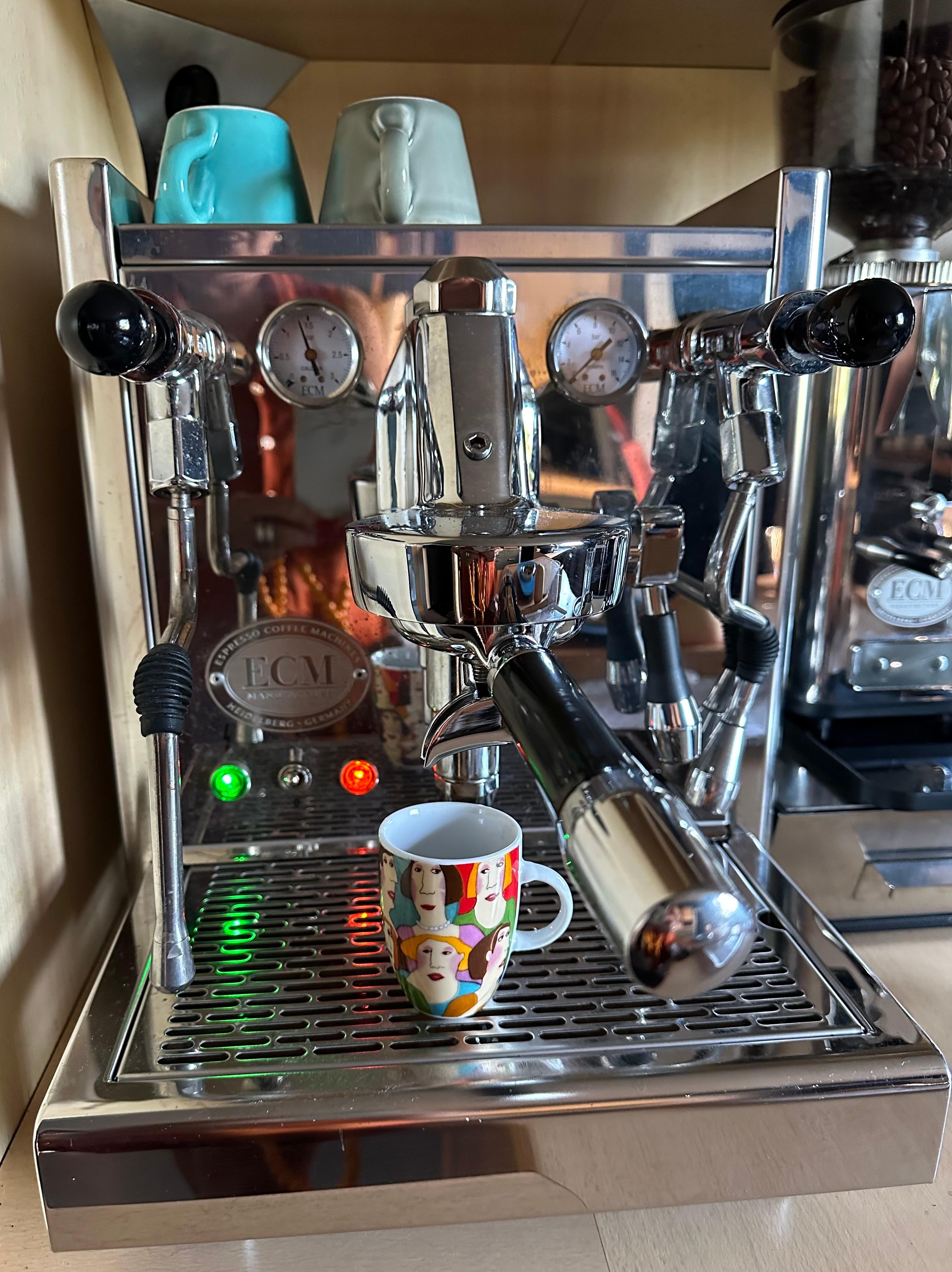 Gleich gibt es noch den Abend-Espresso 😋. #Livingchallenge #Kaffeeliebe