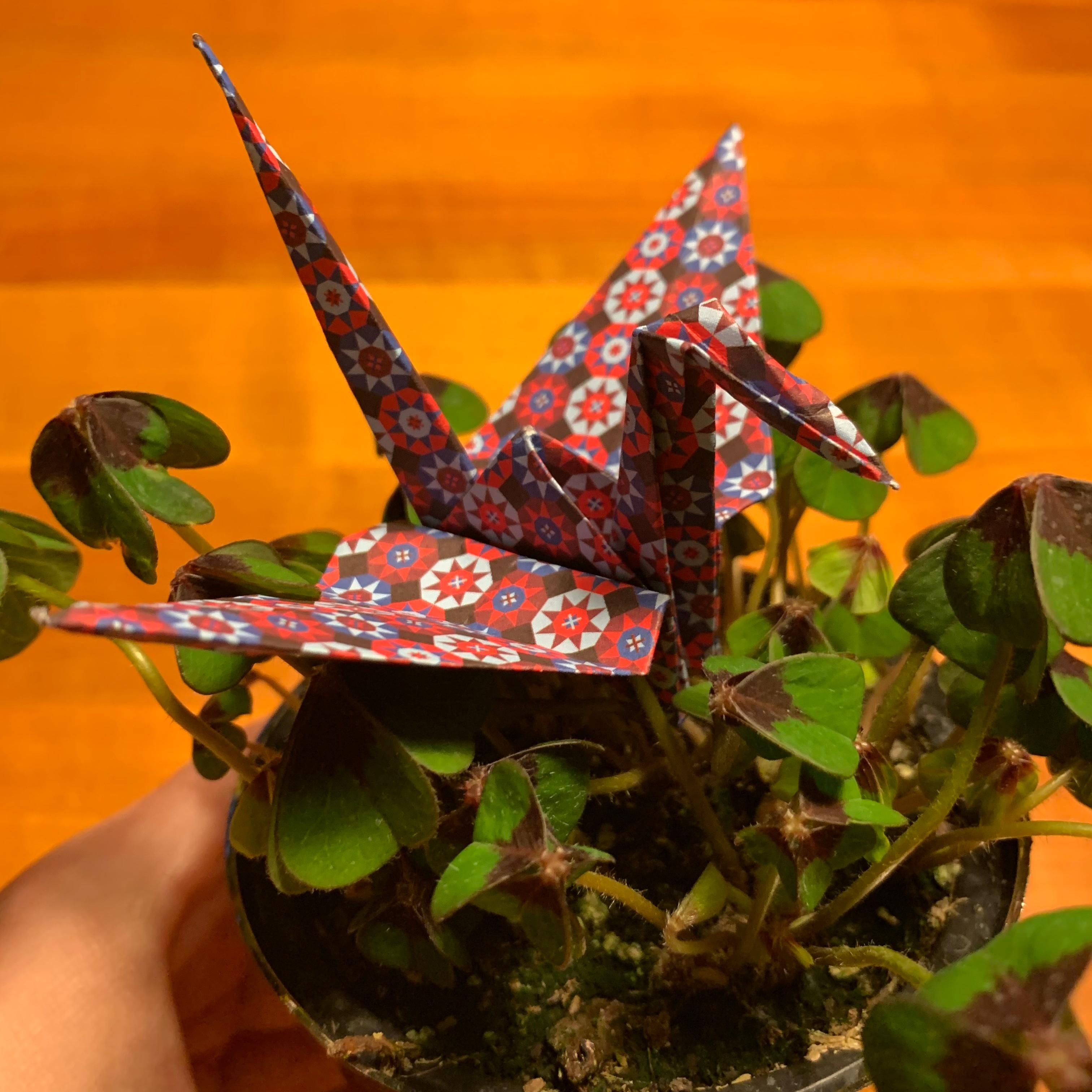 GLÜCKSBRINGER zum Jahreswechsel #kranich #origami #diy #glücksbringer #sylvester #happynewyear 